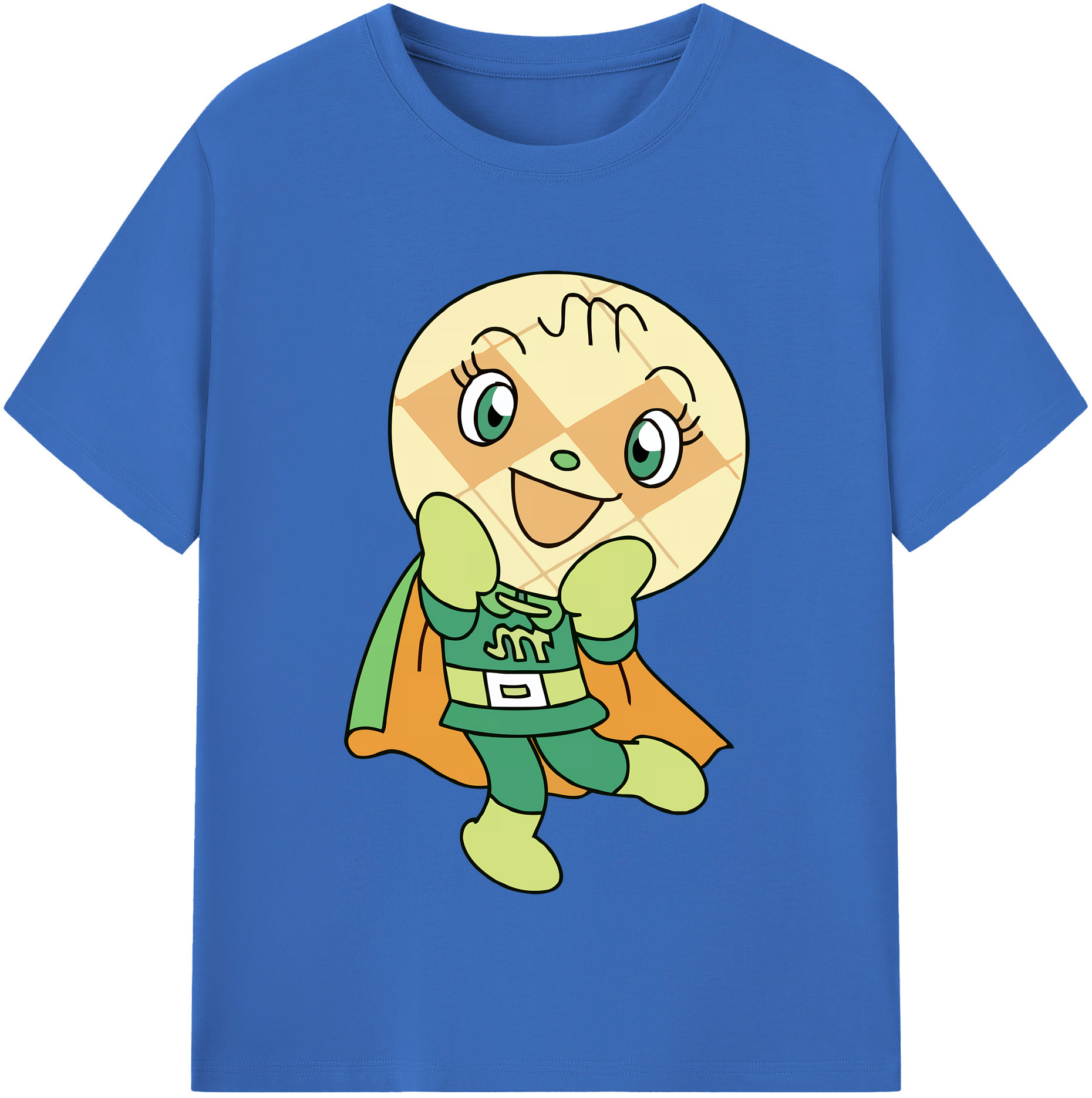 （画像用） アンパンマン Anpanman 綿100％半袖Tシャツ（フロントプリント）