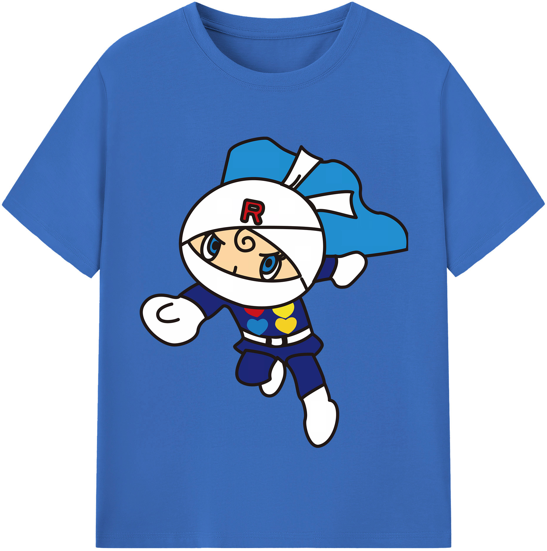 （画像用） アンパンマン Anpanman 綿100％半袖Tシャツ（フロントプリント）