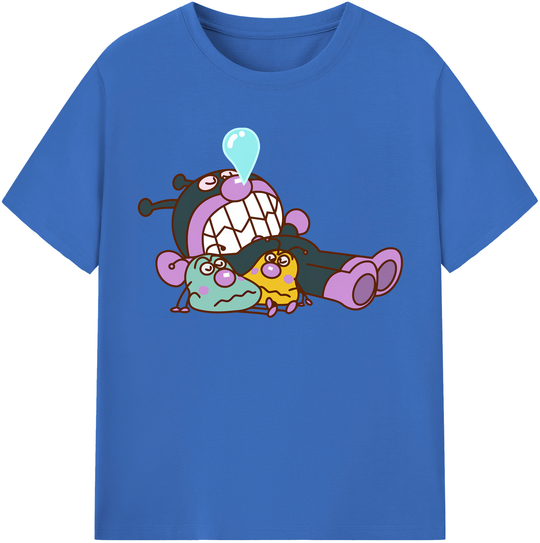 （画像用） アンパンマン Anpanman 綿100％半袖Tシャツ（フロントプリント）