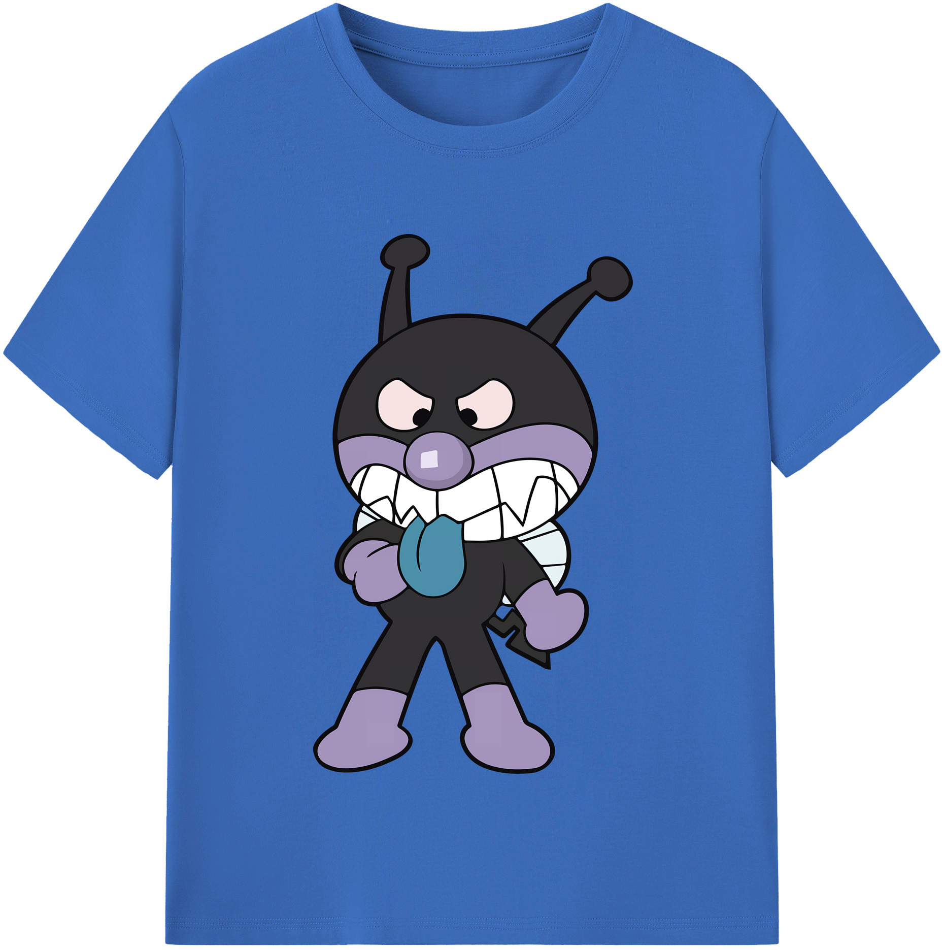 （画像用） アンパンマン Anpanman 綿100％半袖Tシャツ（フロントプリント）