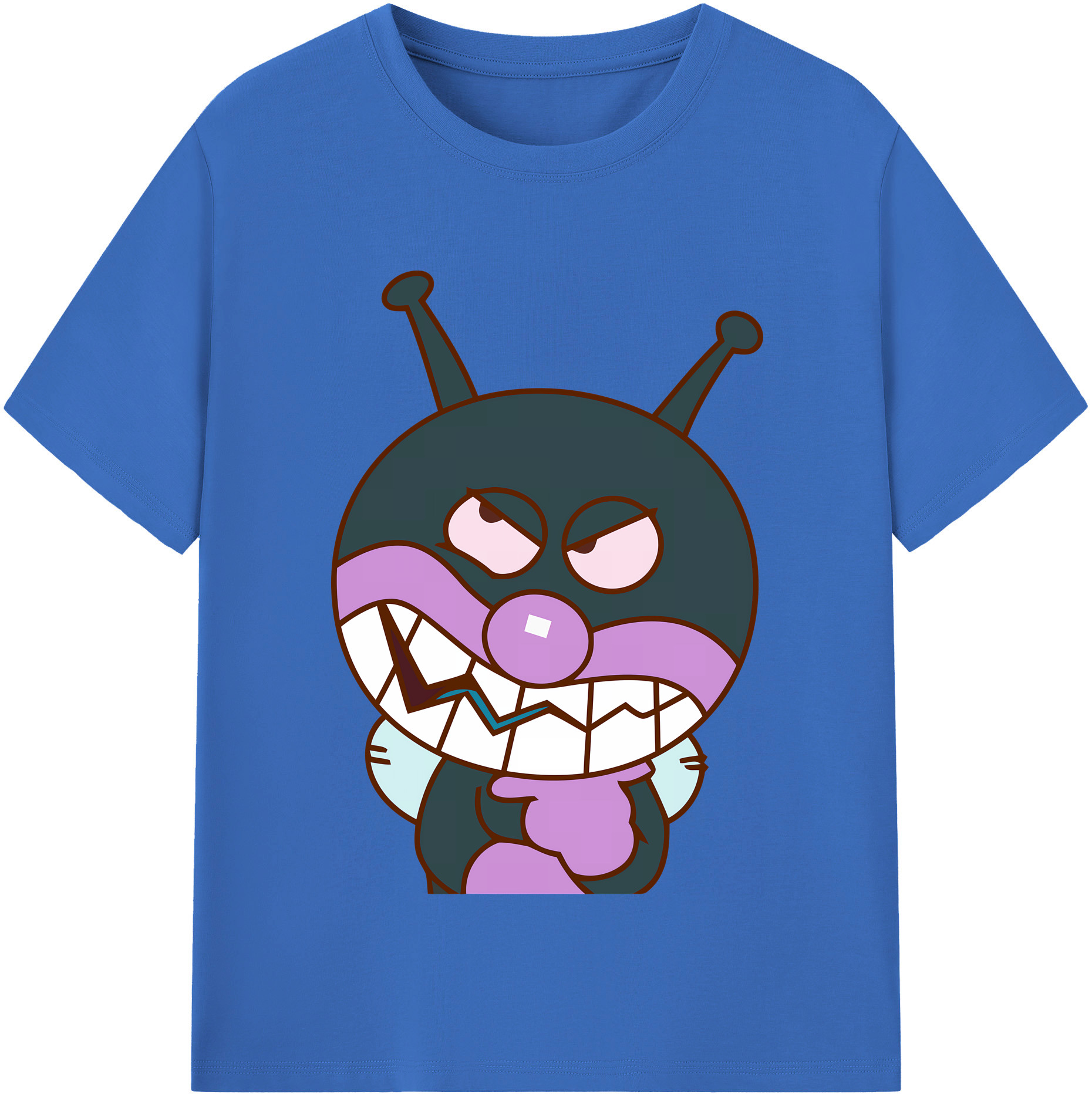 （画像用） アンパンマン Anpanman 綿100％半袖Tシャツ（フロントプリント）