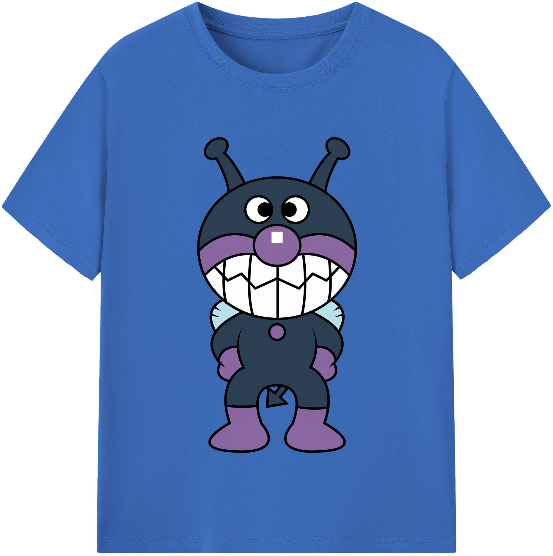 （画像用） アンパンマン Anpanman 綿100％半袖Tシャツ（フロントプリント）