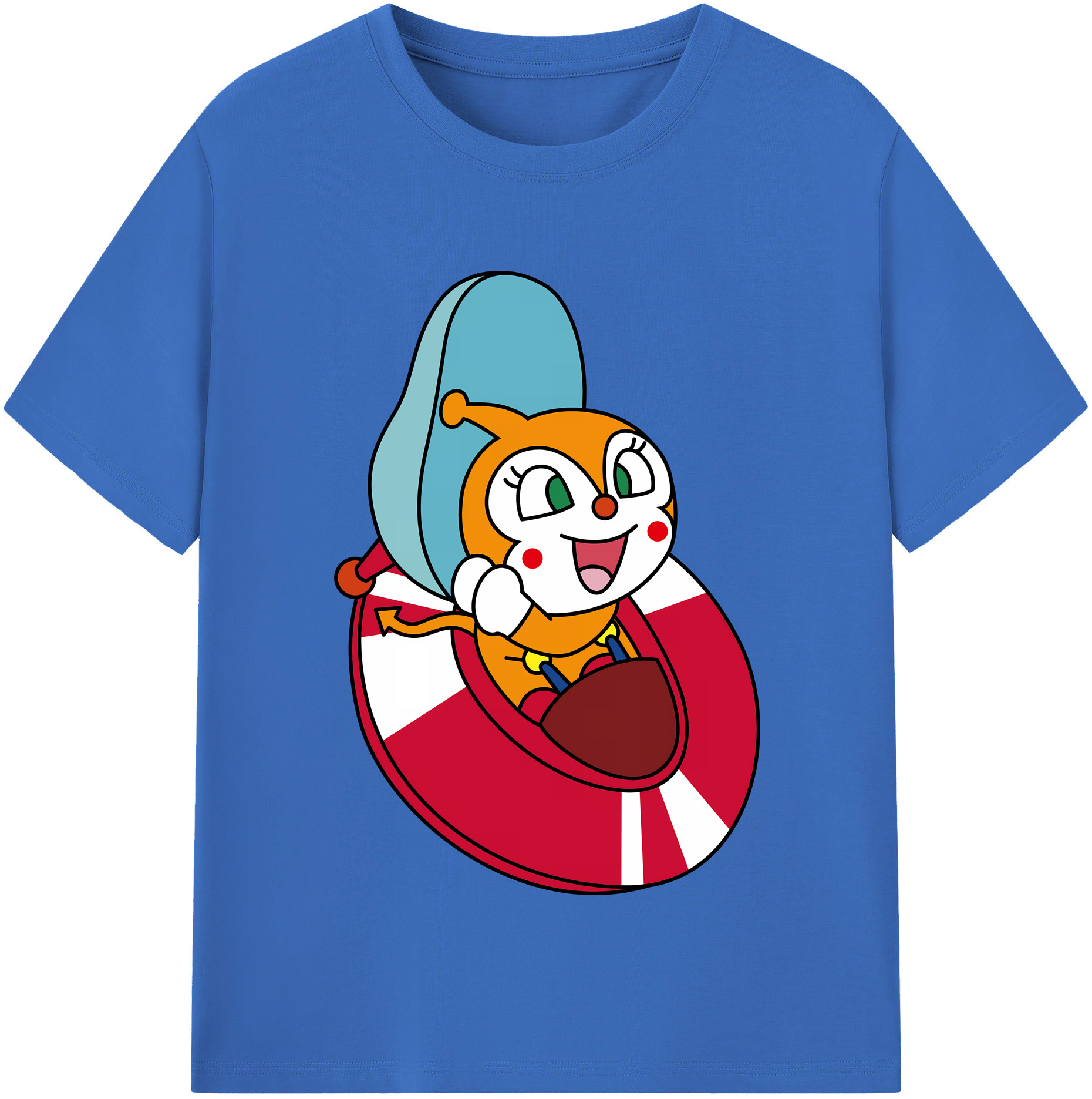（画像用） アンパンマン Anpanman 綿100％半袖Tシャツ（フロントプリント）