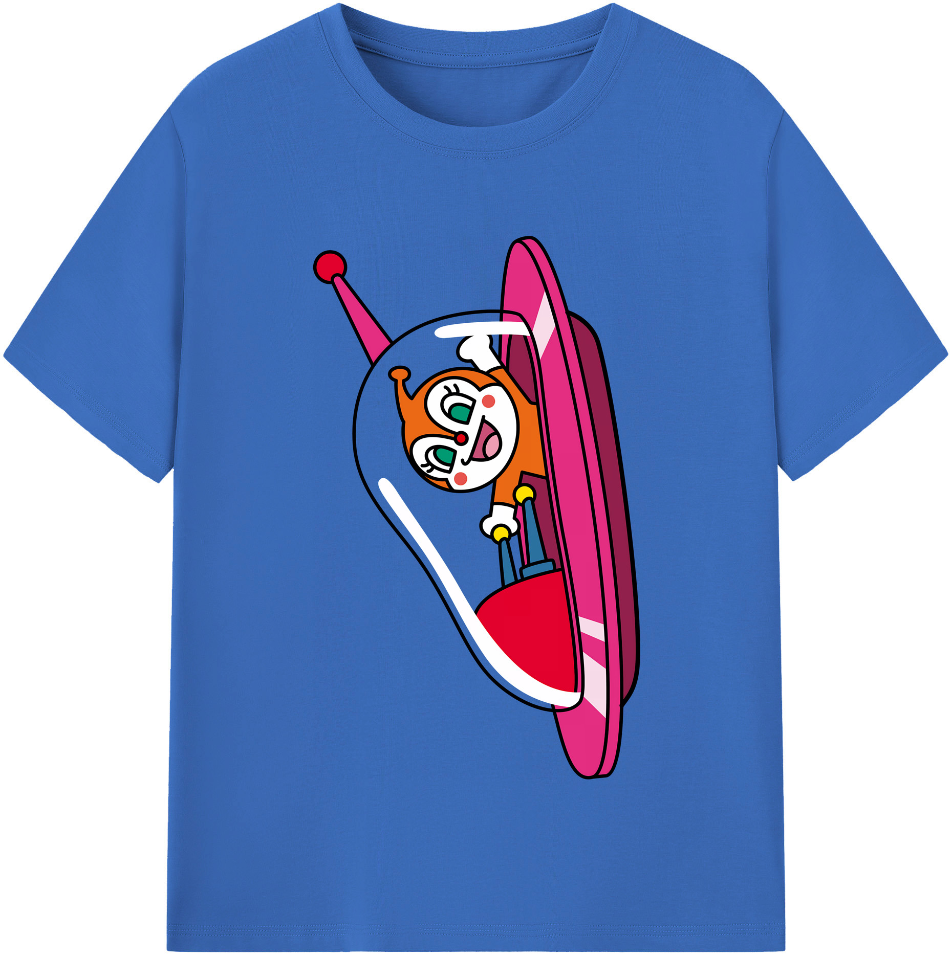 （画像用） アンパンマン Anpanman 綿100％半袖Tシャツ（フロントプリント）