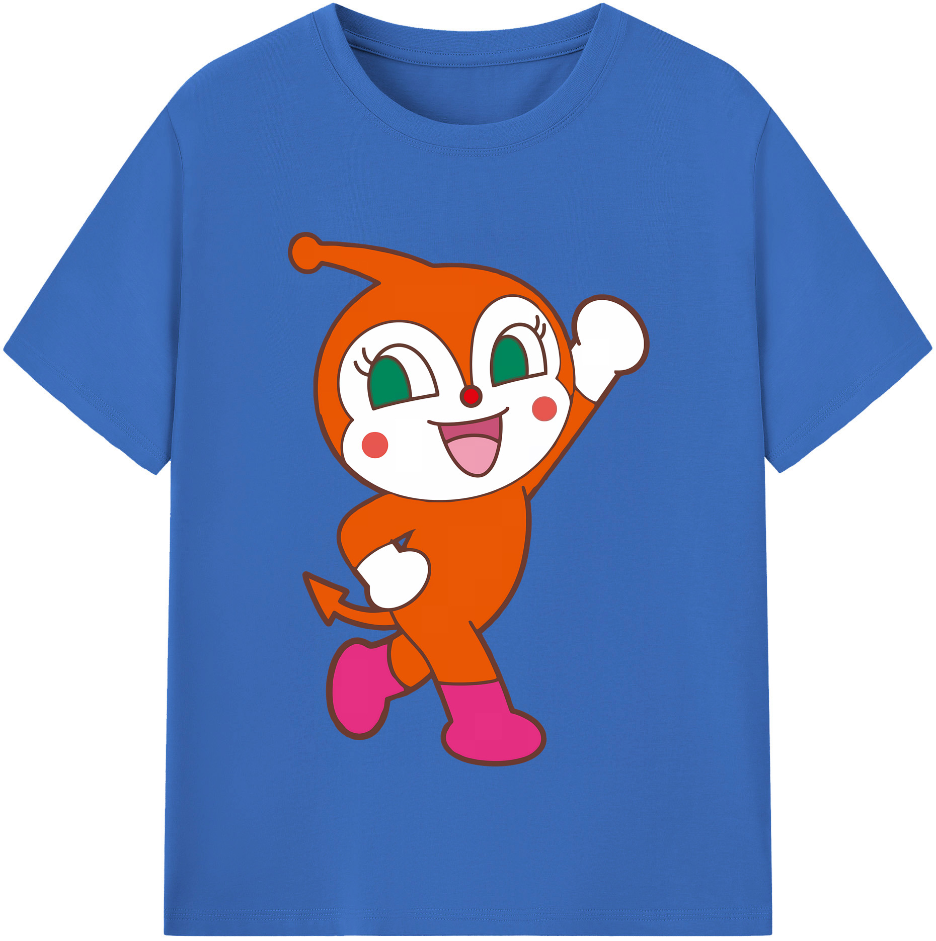 （画像用） アンパンマン Anpanman 綿100％半袖Tシャツ（フロントプリント）