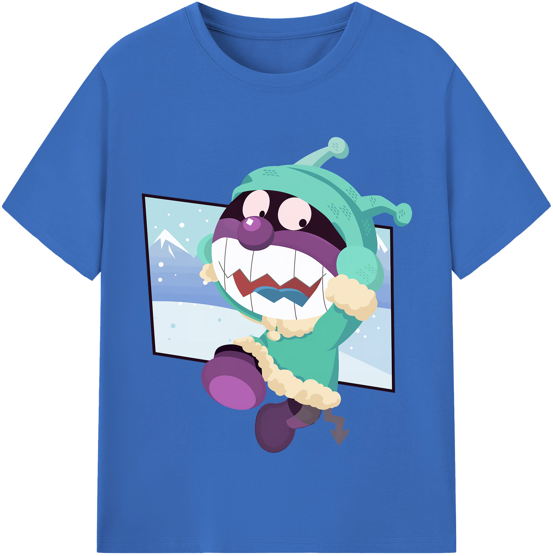 （画像用） アンパンマン Anpanman 綿100％半袖Tシャツ（フロントプリント）