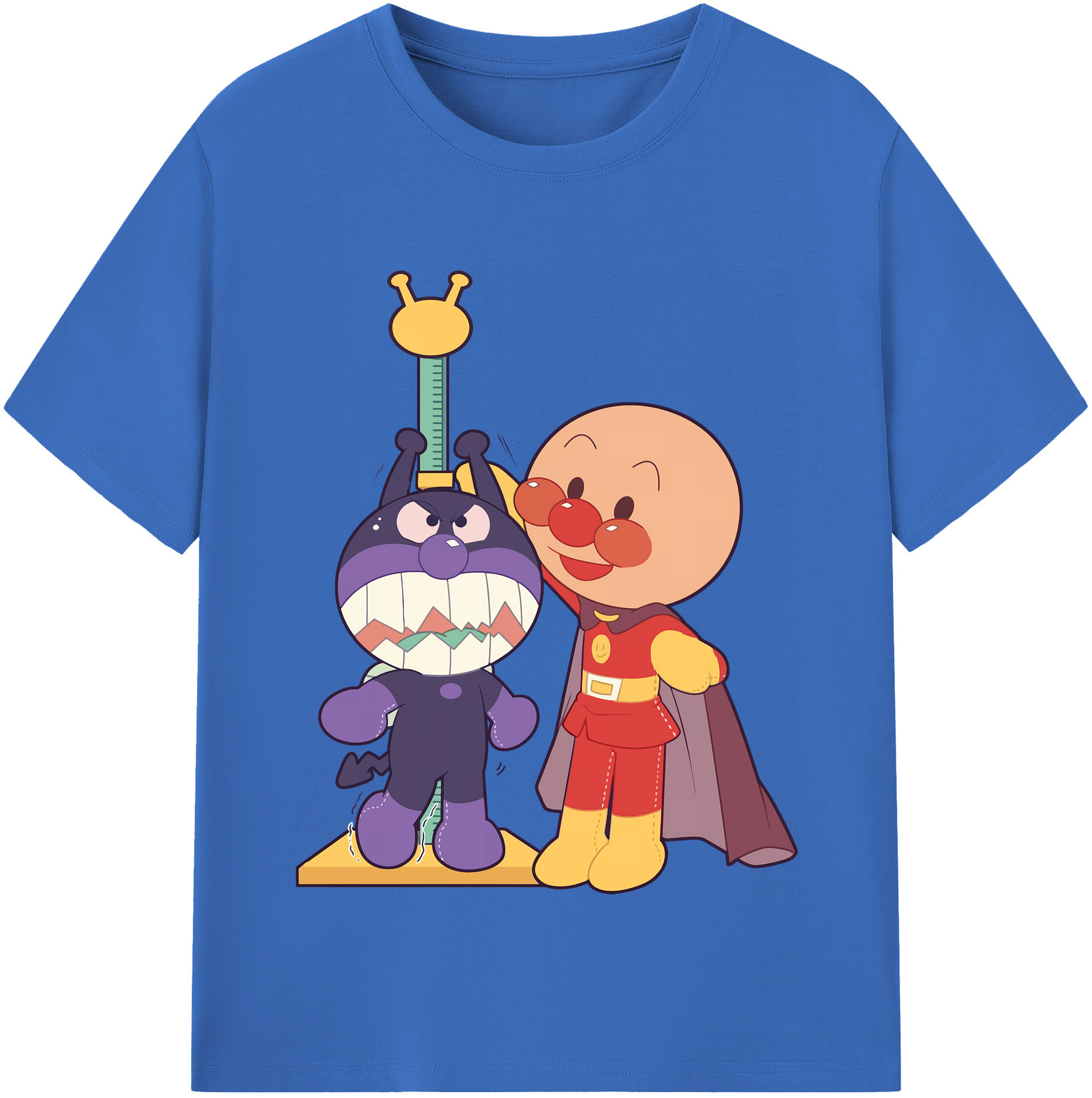 （画像用） アンパンマン Anpanman 綿100％半袖Tシャツ（フロントプリント）