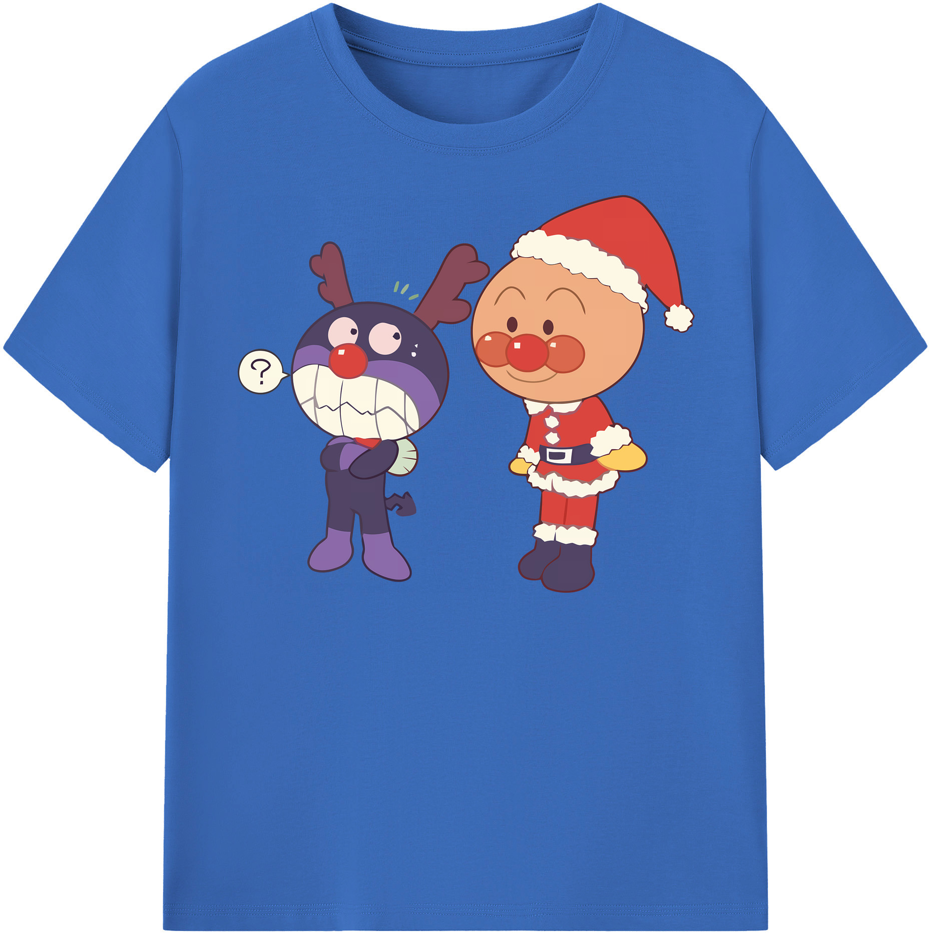 （画像用） アンパンマン Anpanman 綿100％半袖Tシャツ（フロントプリント）