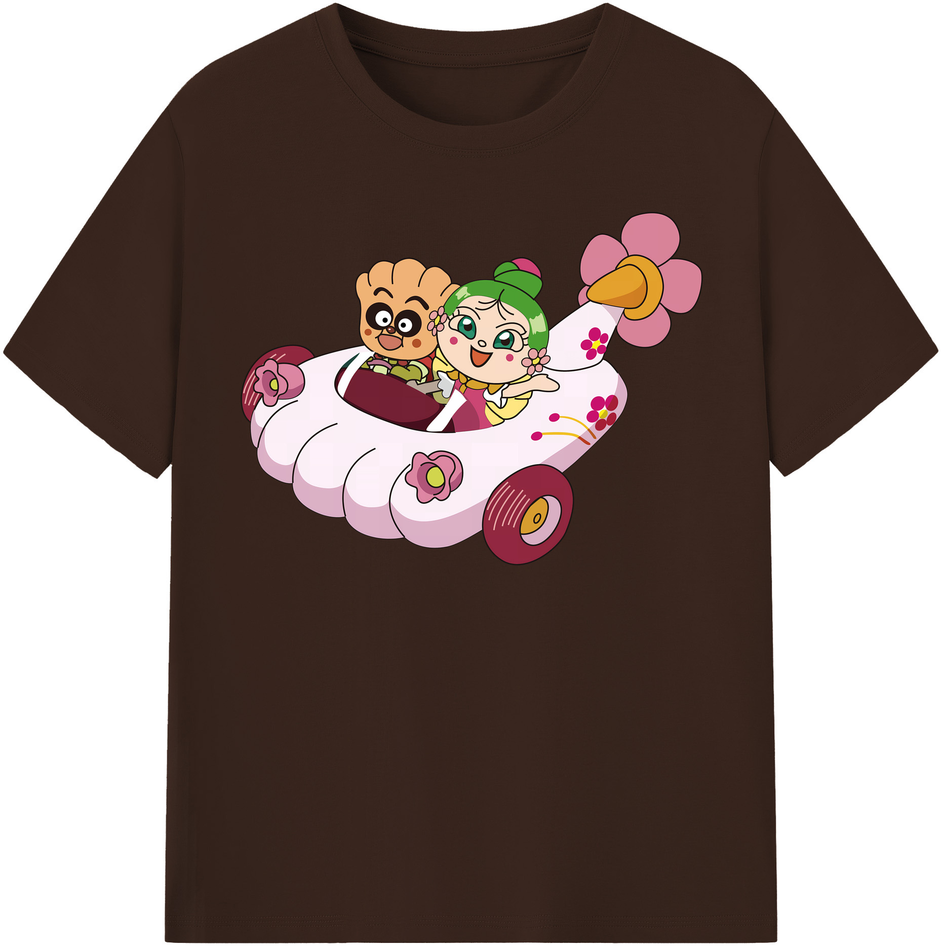 （画像用） アンパンマン Anpanman 綿100％半袖Tシャツ（フロントプリント）
