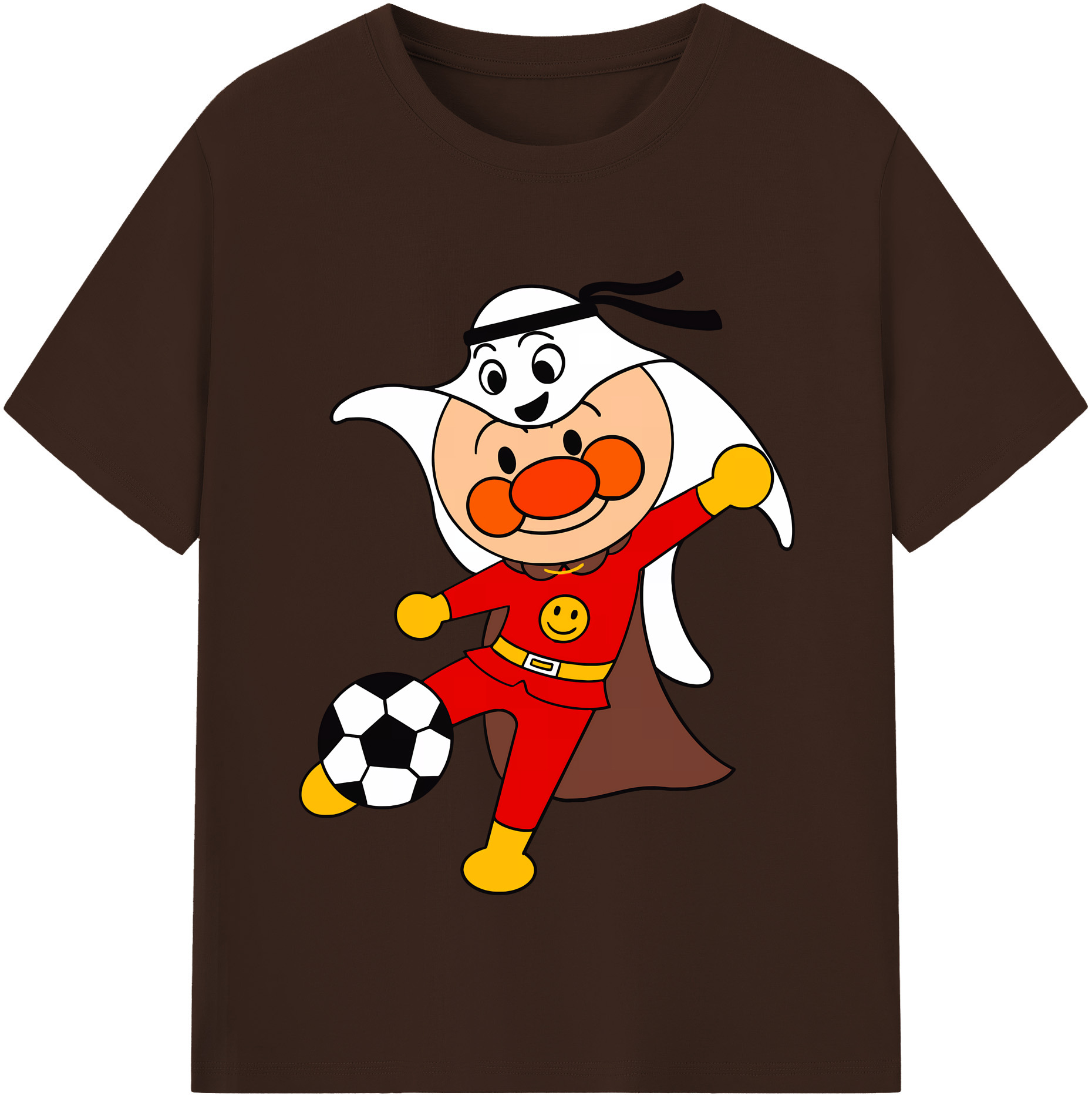 （画像用） アンパンマン Anpanman 綿100％半袖Tシャツ（フロントプリント）
