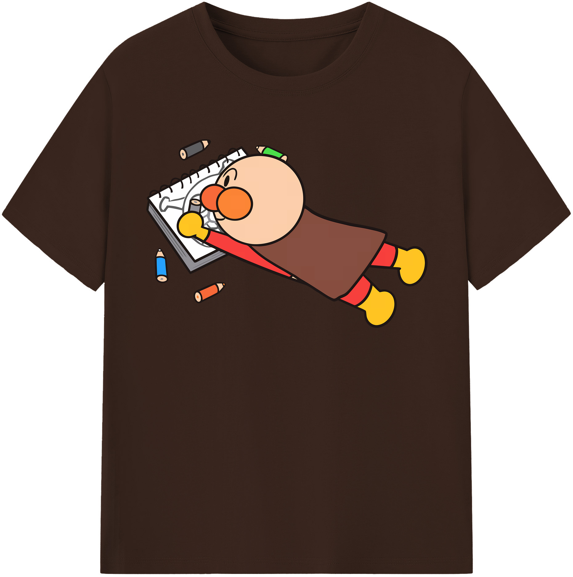 （画像用） アンパンマン Anpanman 綿100％半袖Tシャツ（フロントプリント）