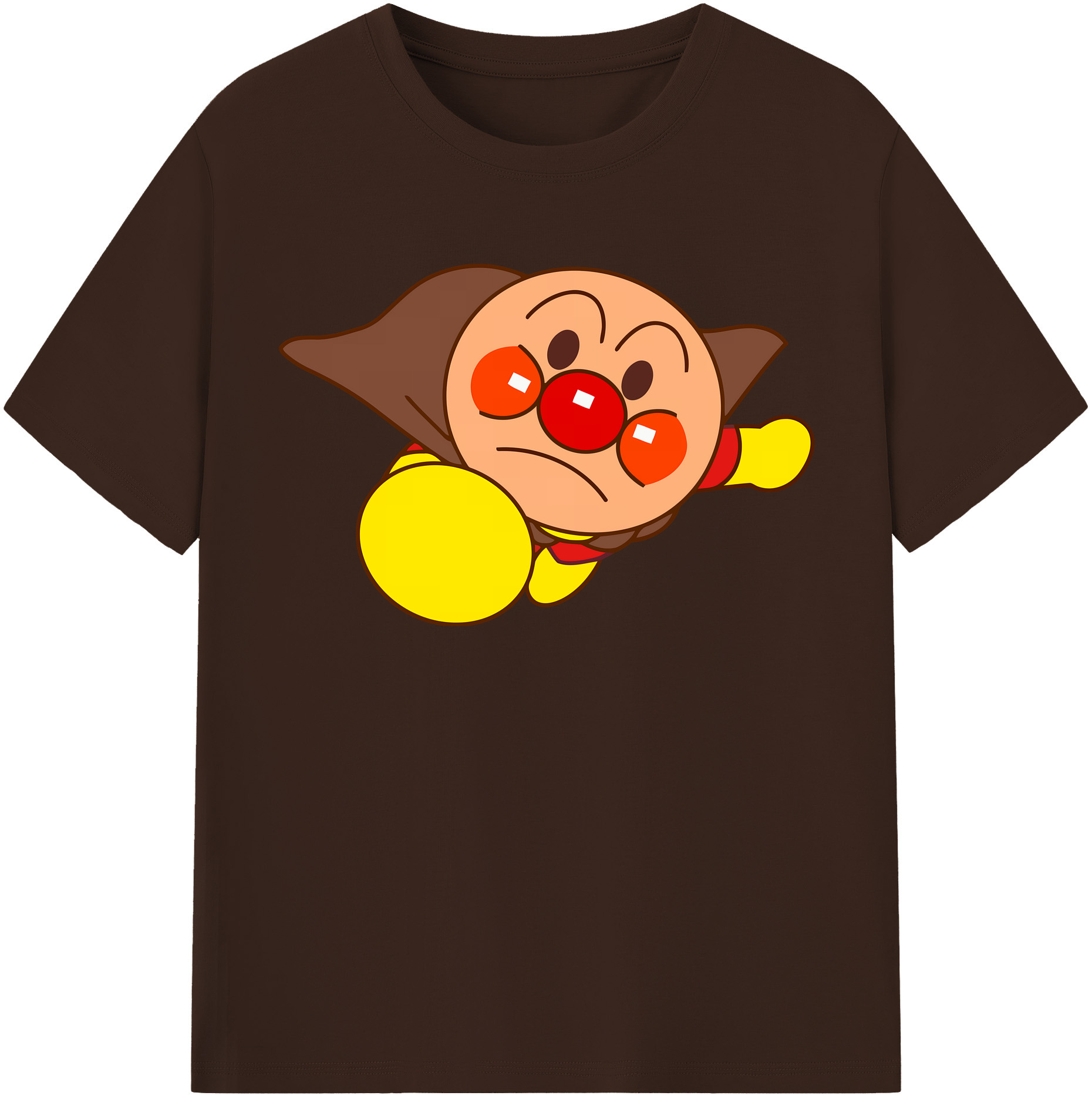 （画像用） アンパンマン Anpanman 綿100％半袖Tシャツ（フロントプリント）
