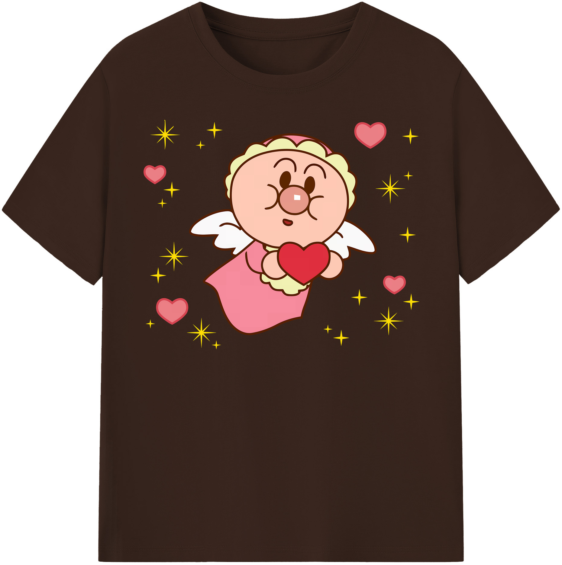 （画像用） アンパンマン Anpanman 綿100％半袖Tシャツ（フロントプリント）