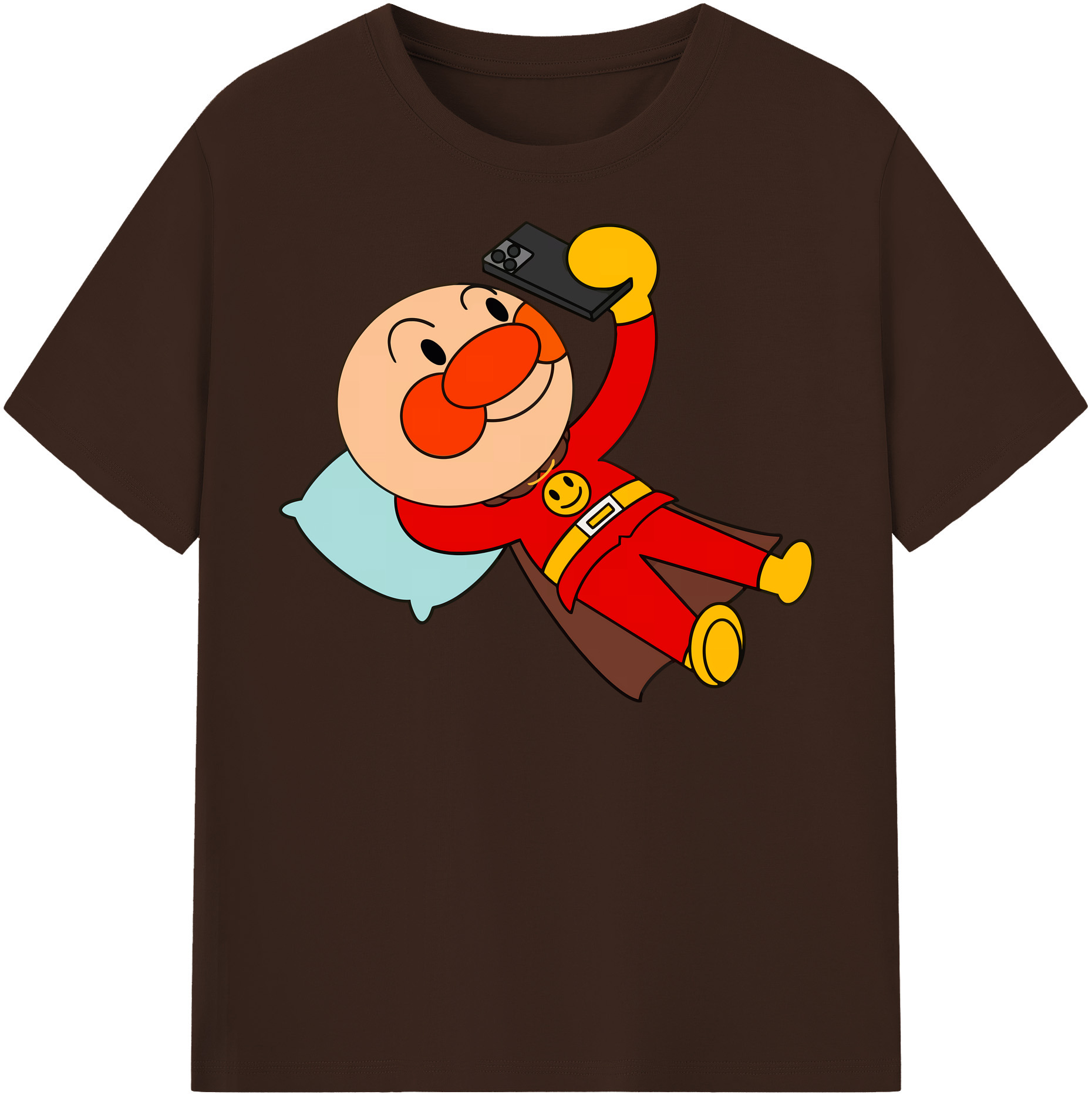 （画像用） アンパンマン Anpanman 綿100％半袖Tシャツ（フロントプリント）