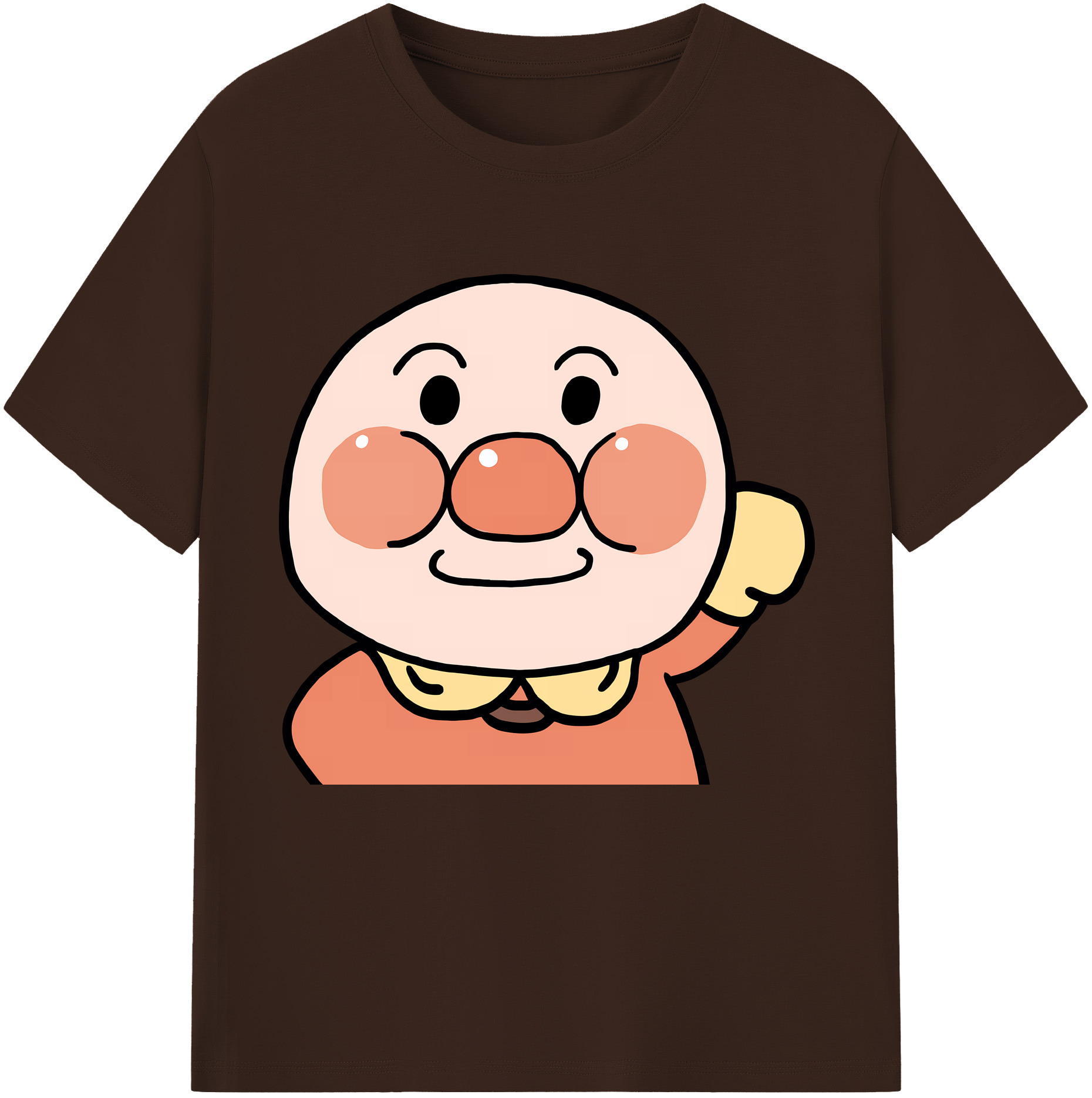 （画像用） アンパンマン Anpanman 綿100％半袖Tシャツ（フロントプリント）