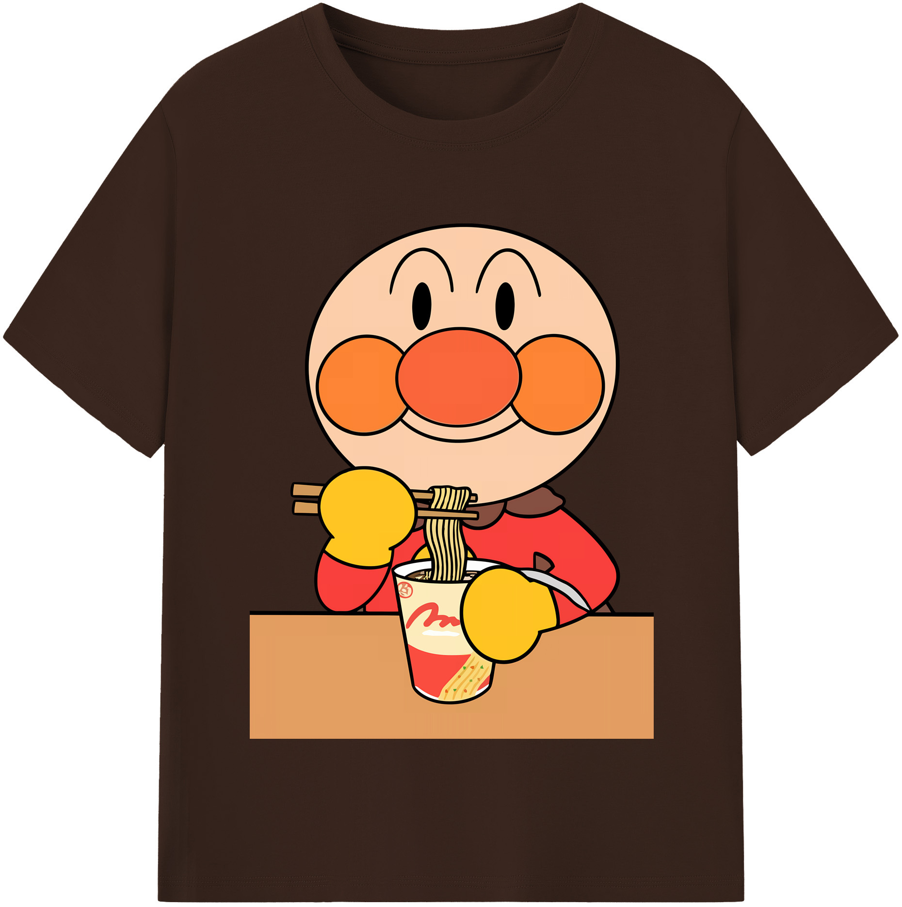 （画像用） アンパンマン Anpanman 綿100％半袖Tシャツ（フロントプリント）