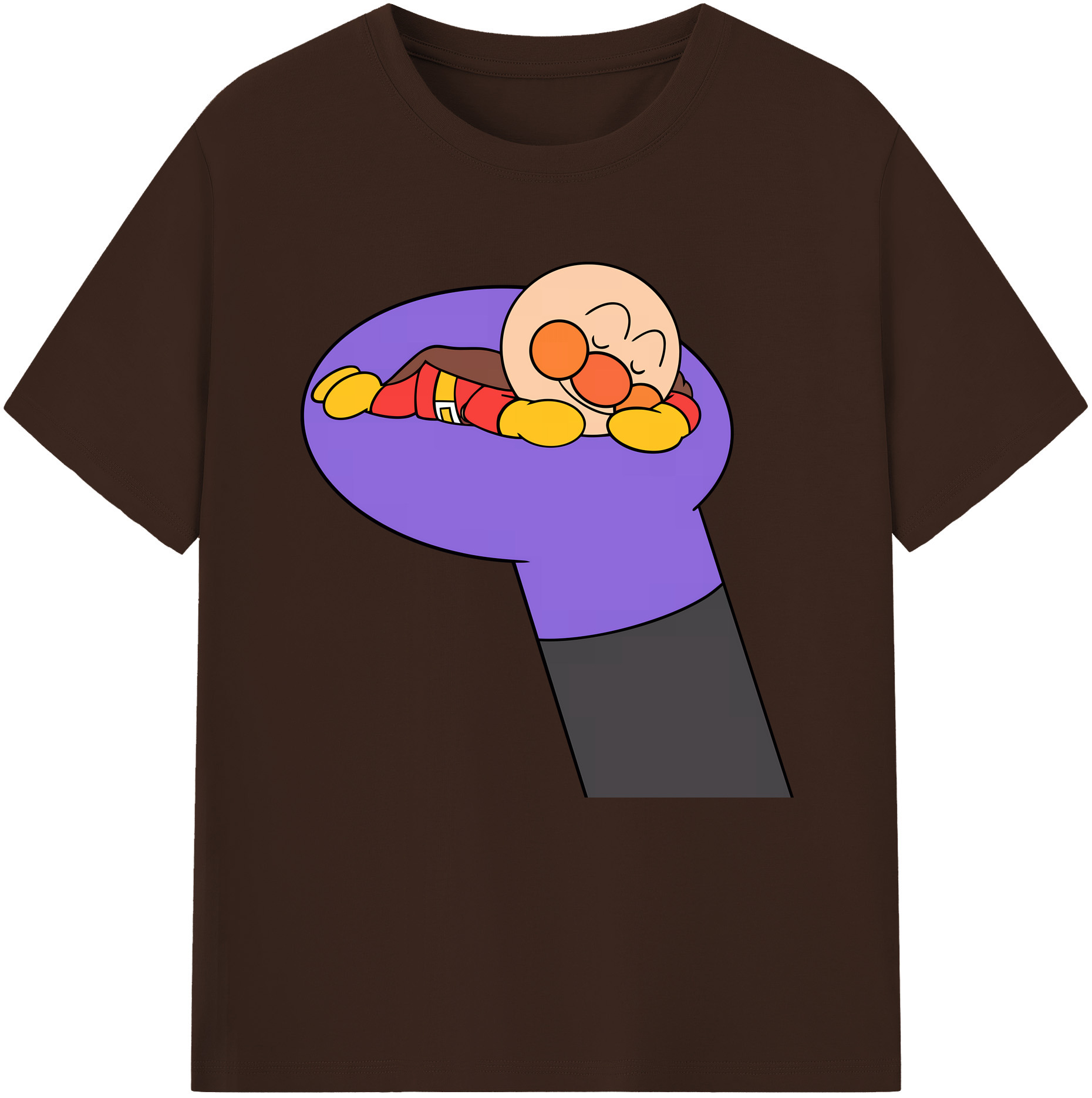 （画像用） アンパンマン Anpanman 綿100％半袖Tシャツ（フロントプリント）