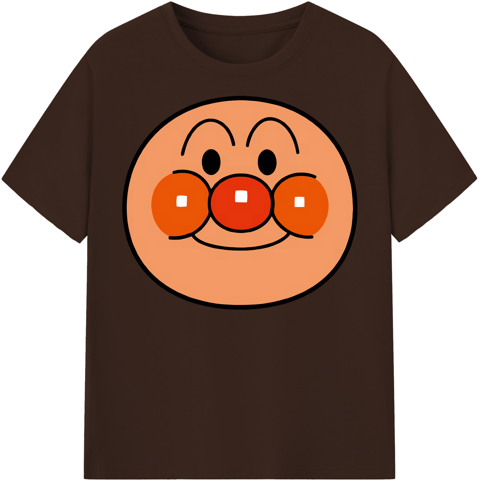 （画像用） アンパンマン Anpanman 綿100％半袖Tシャツ（フロントプリント）