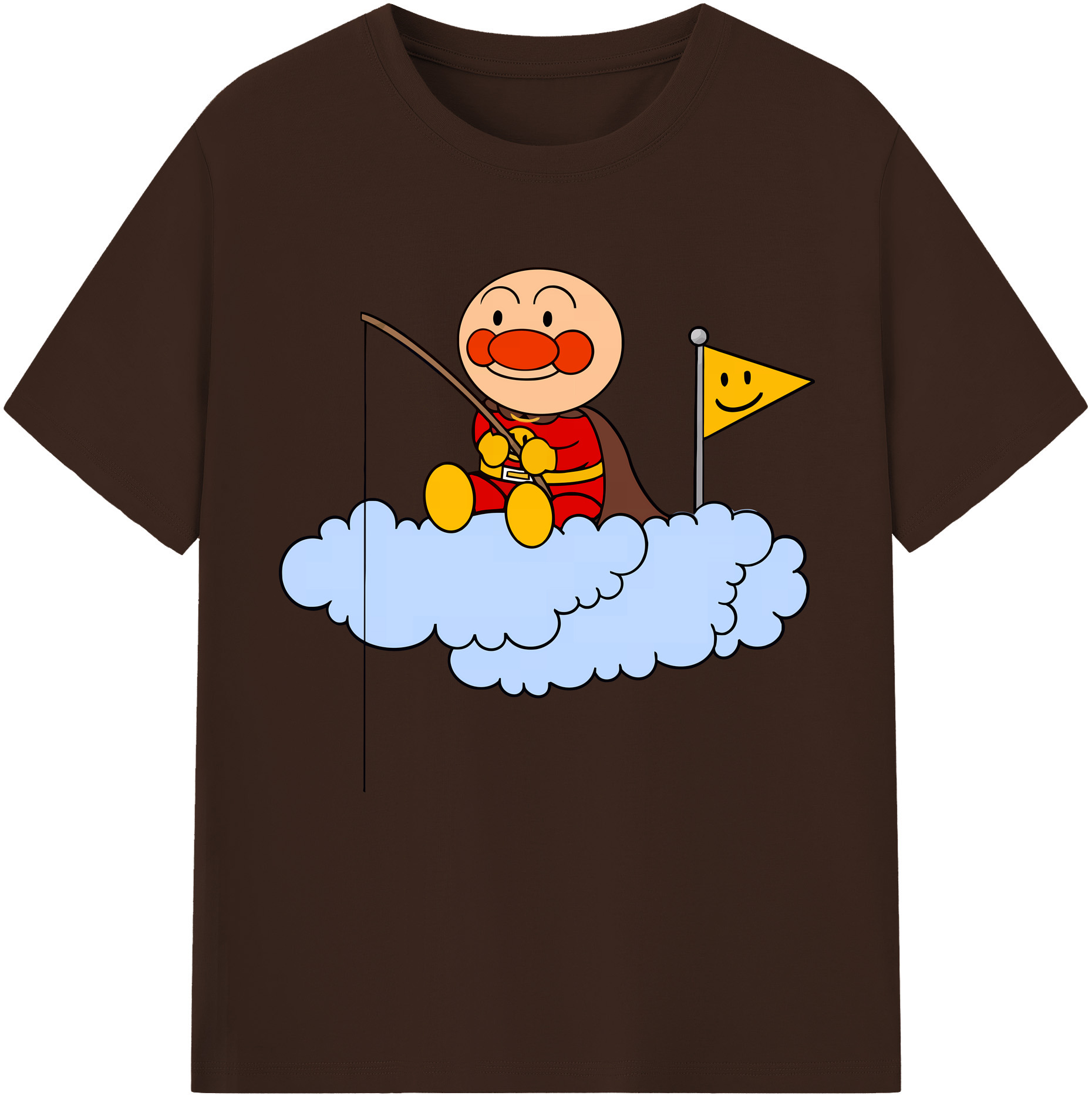 （画像用） アンパンマン Anpanman 綿100％半袖Tシャツ（フロントプリント）