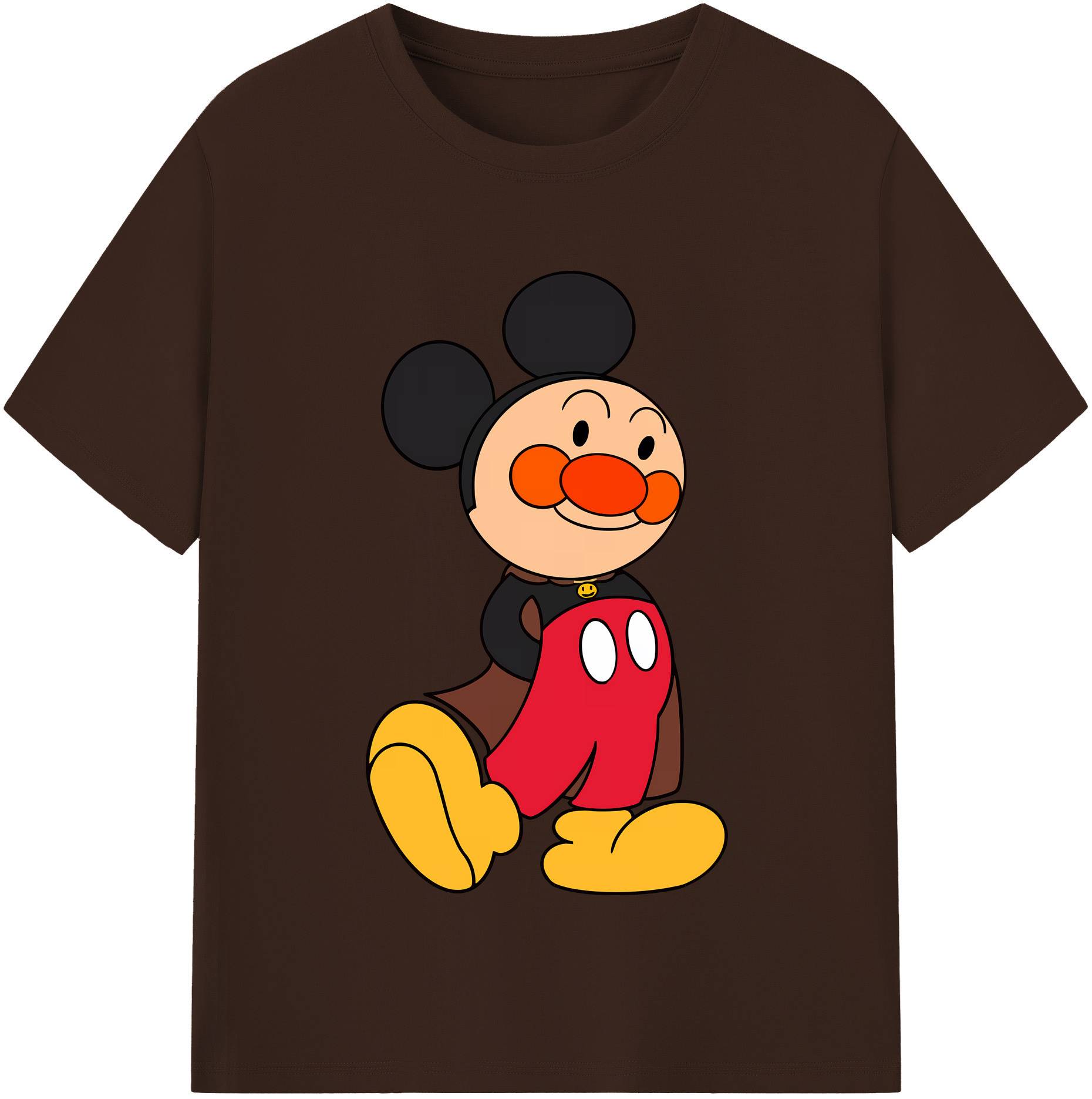 （画像用） アンパンマン Anpanman 綿100％半袖Tシャツ（フロントプリント）