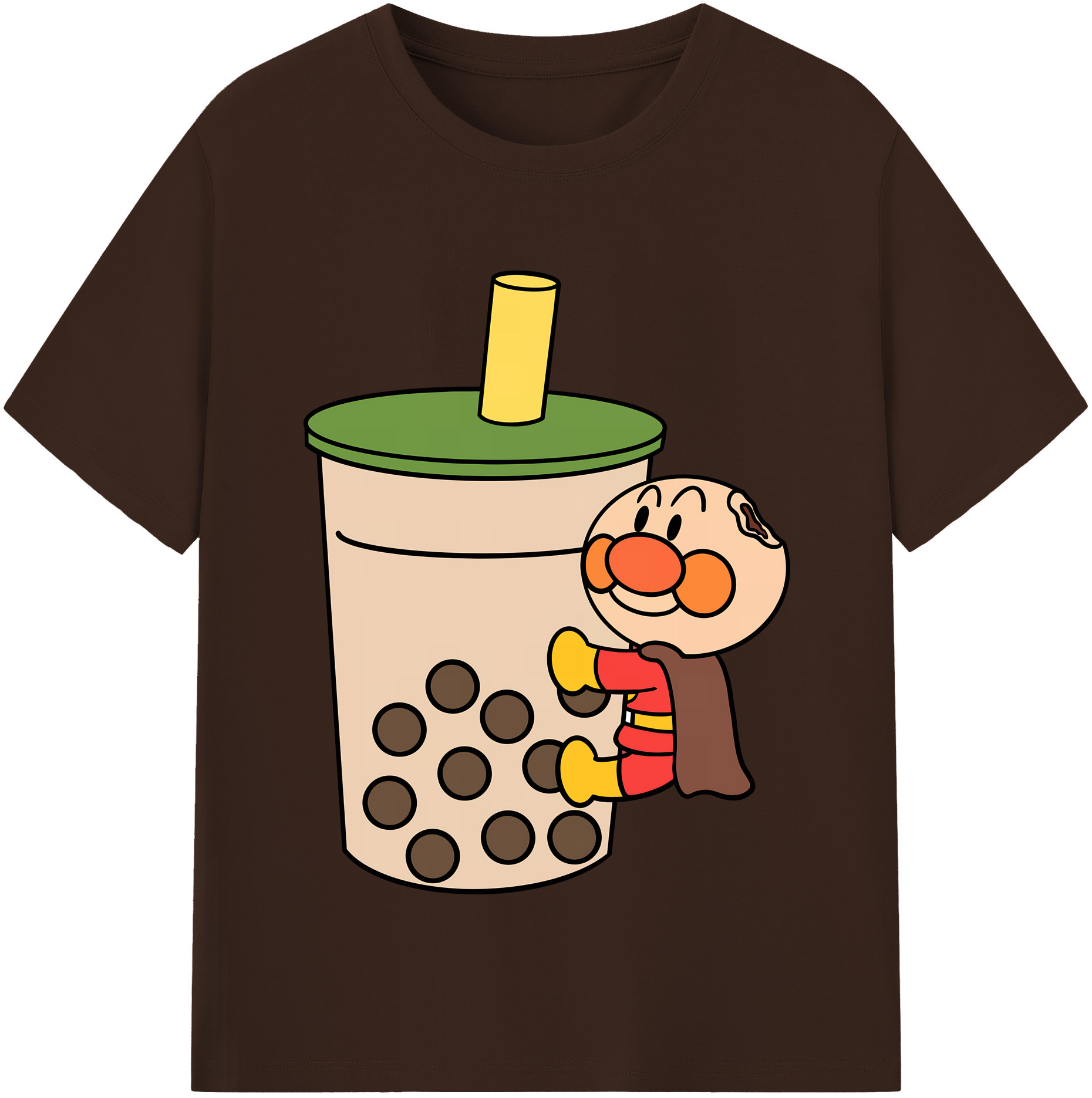 （画像用） アンパンマン Anpanman 綿100％半袖Tシャツ（フロントプリント）