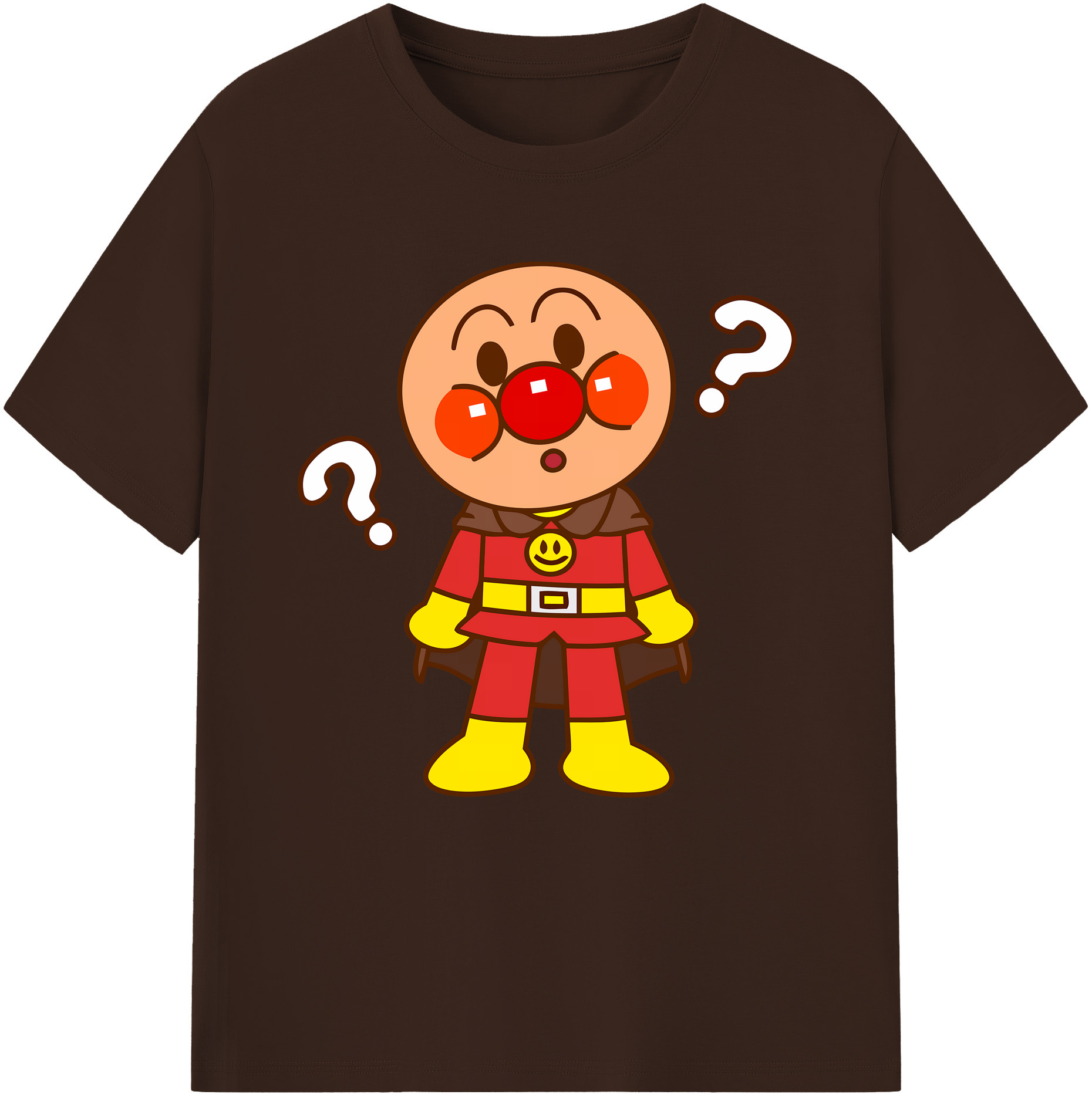 （画像用） アンパンマン Anpanman 綿100％半袖Tシャツ（フロントプリント）