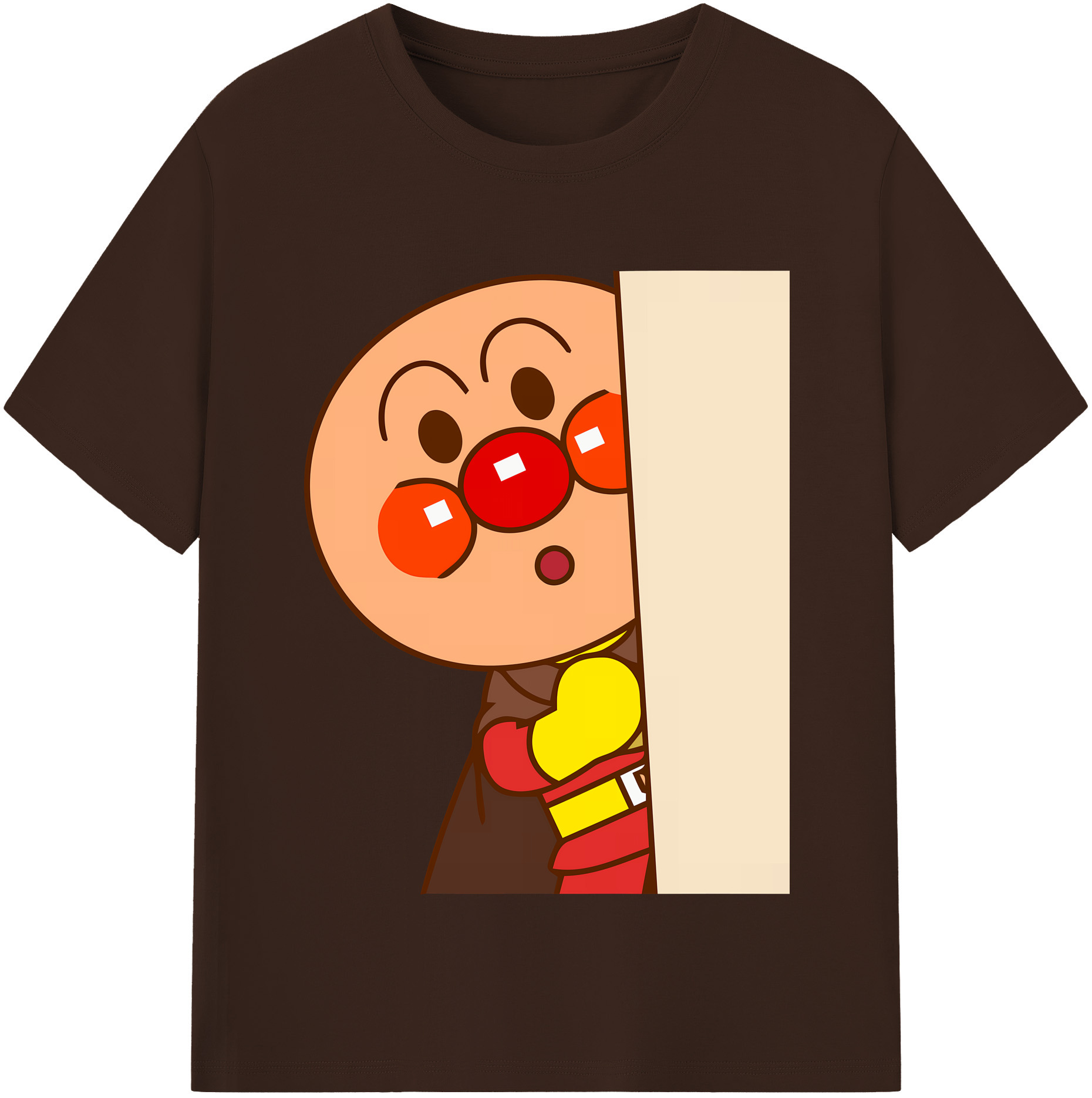 （画像用） アンパンマン Anpanman 綿100％半袖Tシャツ（フロントプリント）