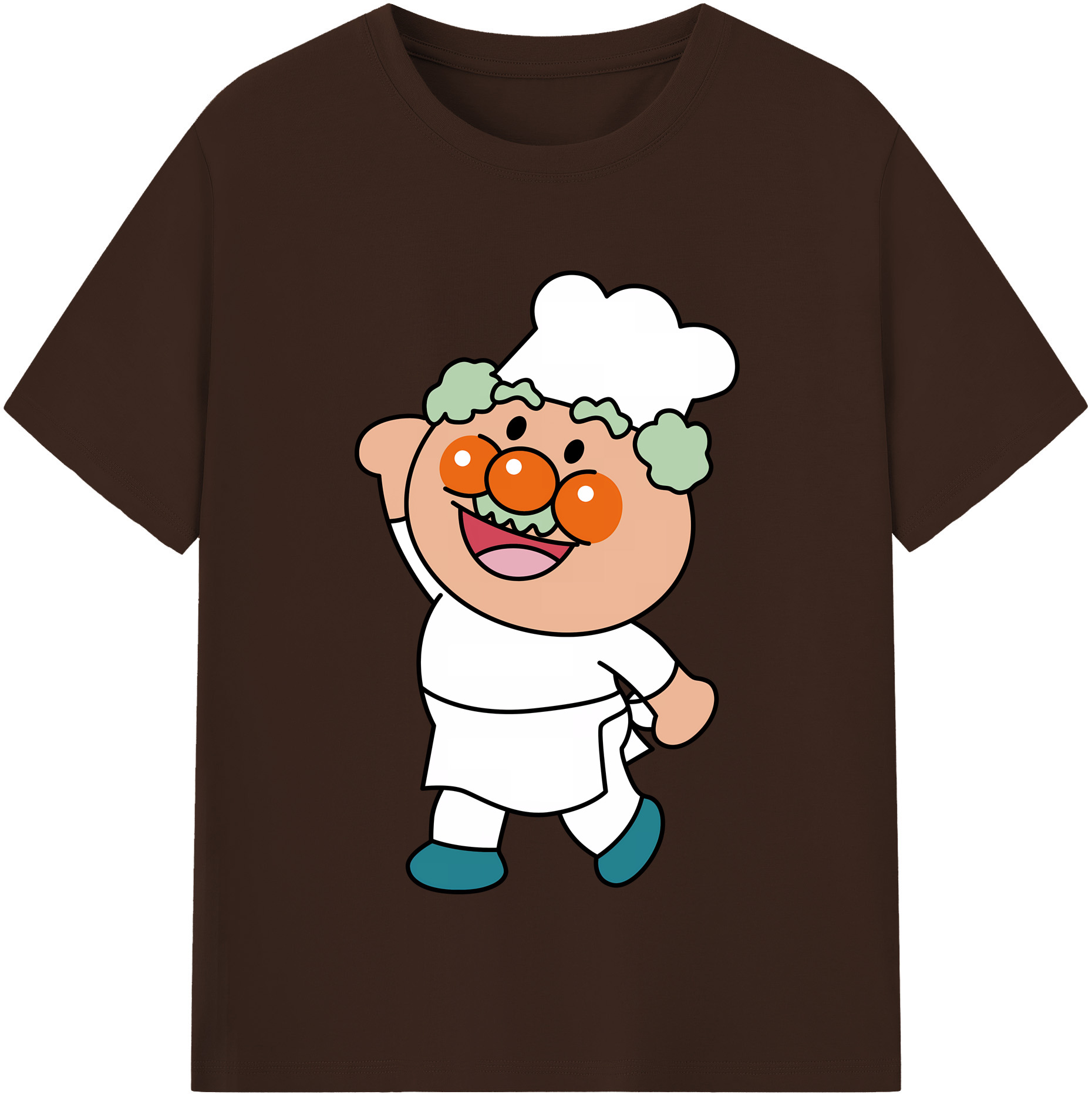 （画像用） アンパンマン Anpanman 綿100％半袖Tシャツ（フロントプリント）