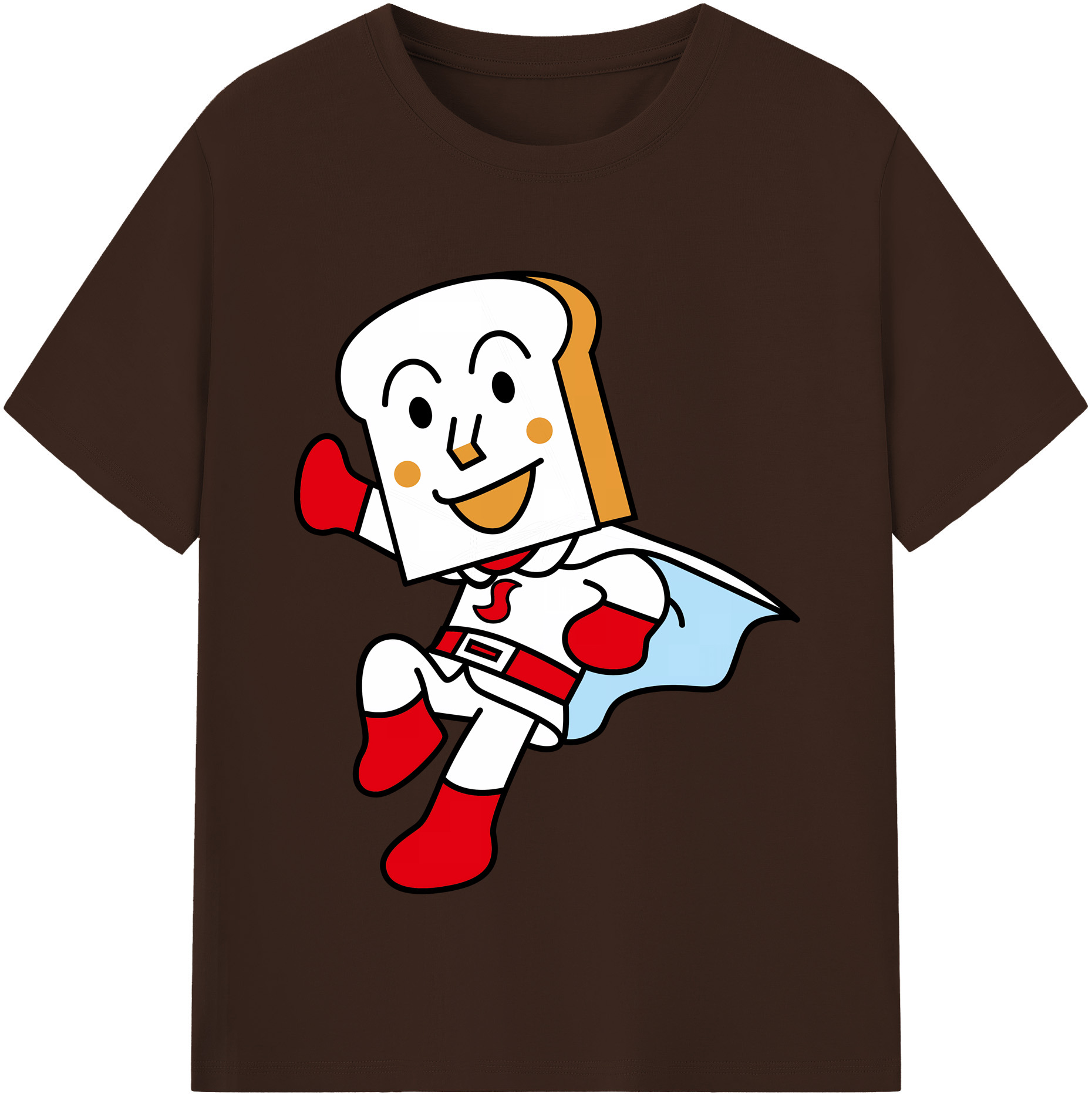 （画像用） アンパンマン Anpanman 綿100％半袖Tシャツ（フロントプリント）