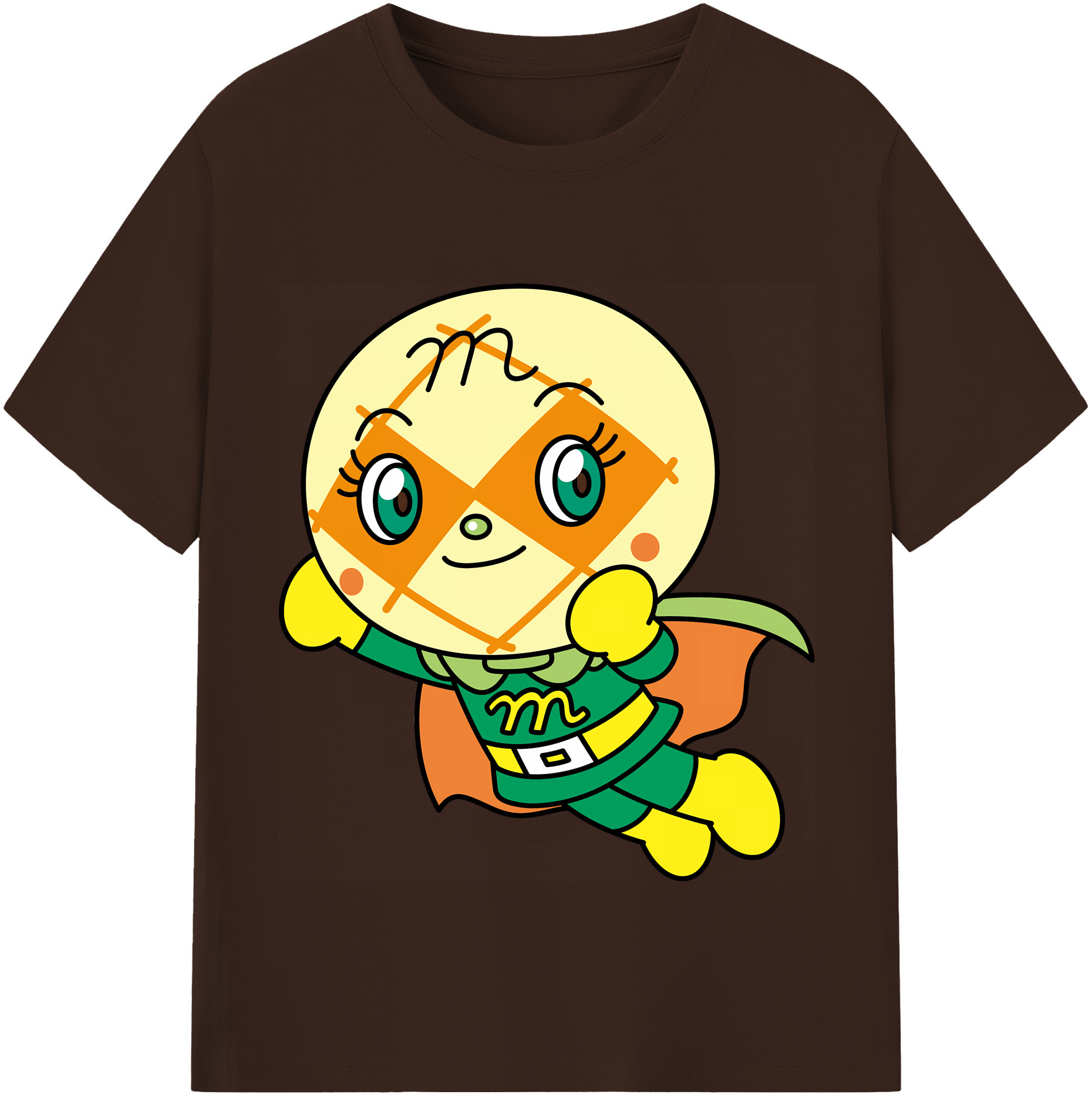 （画像用） アンパンマン Anpanman 綿100％半袖Tシャツ（フロントプリント）