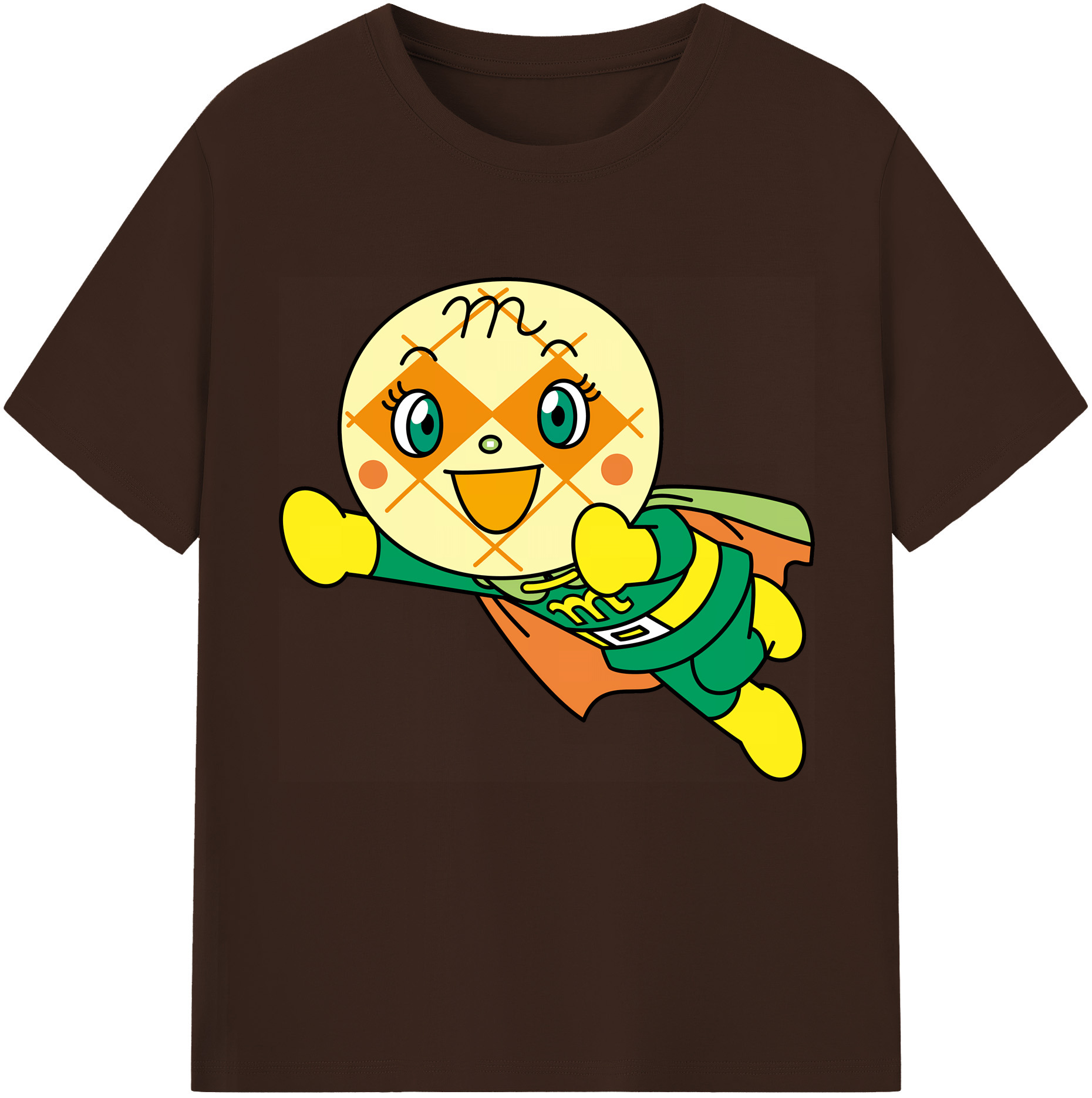 （画像用） アンパンマン Anpanman 綿100％半袖Tシャツ（フロントプリント）