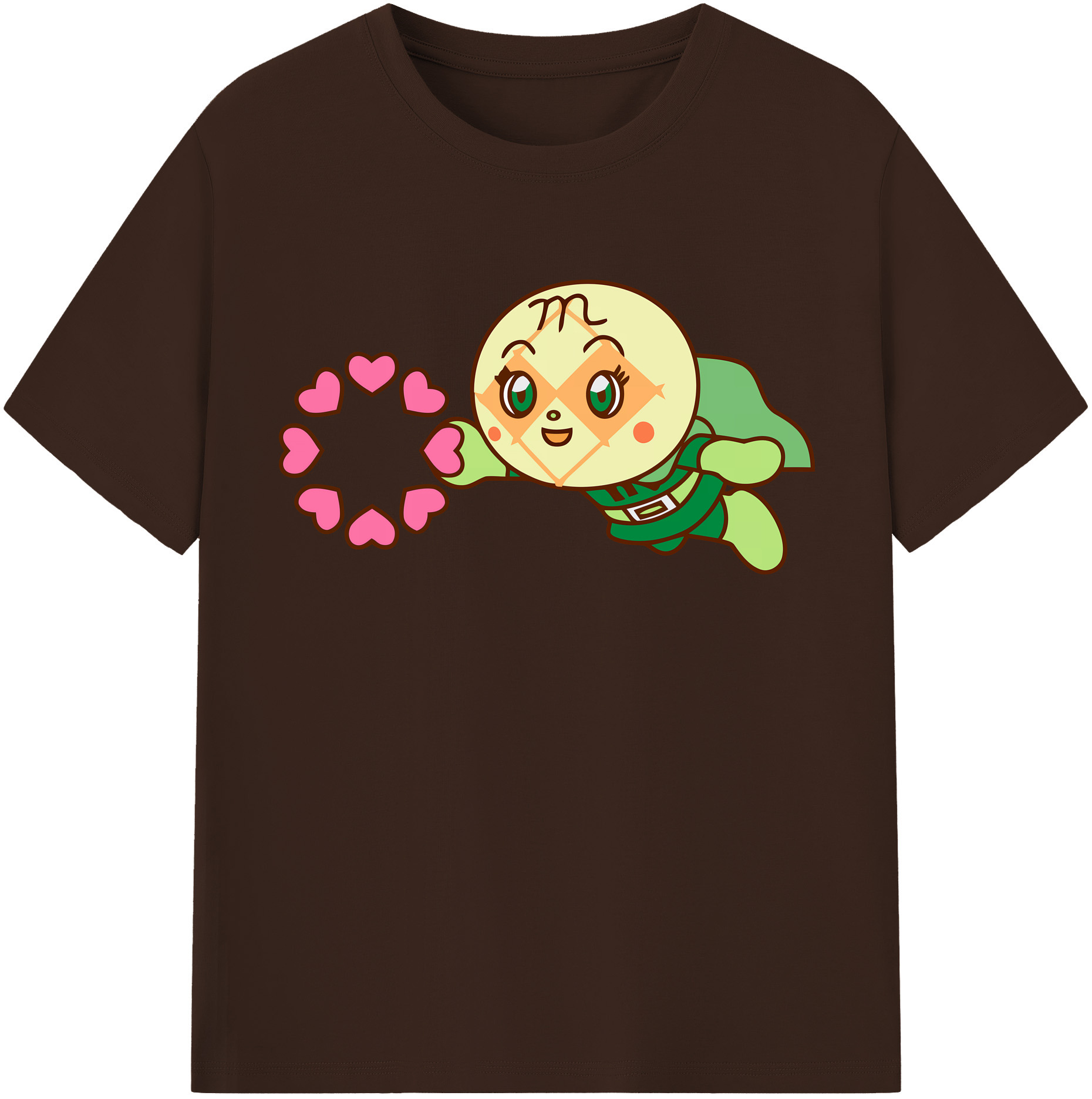 （画像用） アンパンマン Anpanman 綿100％半袖Tシャツ（フロントプリント）