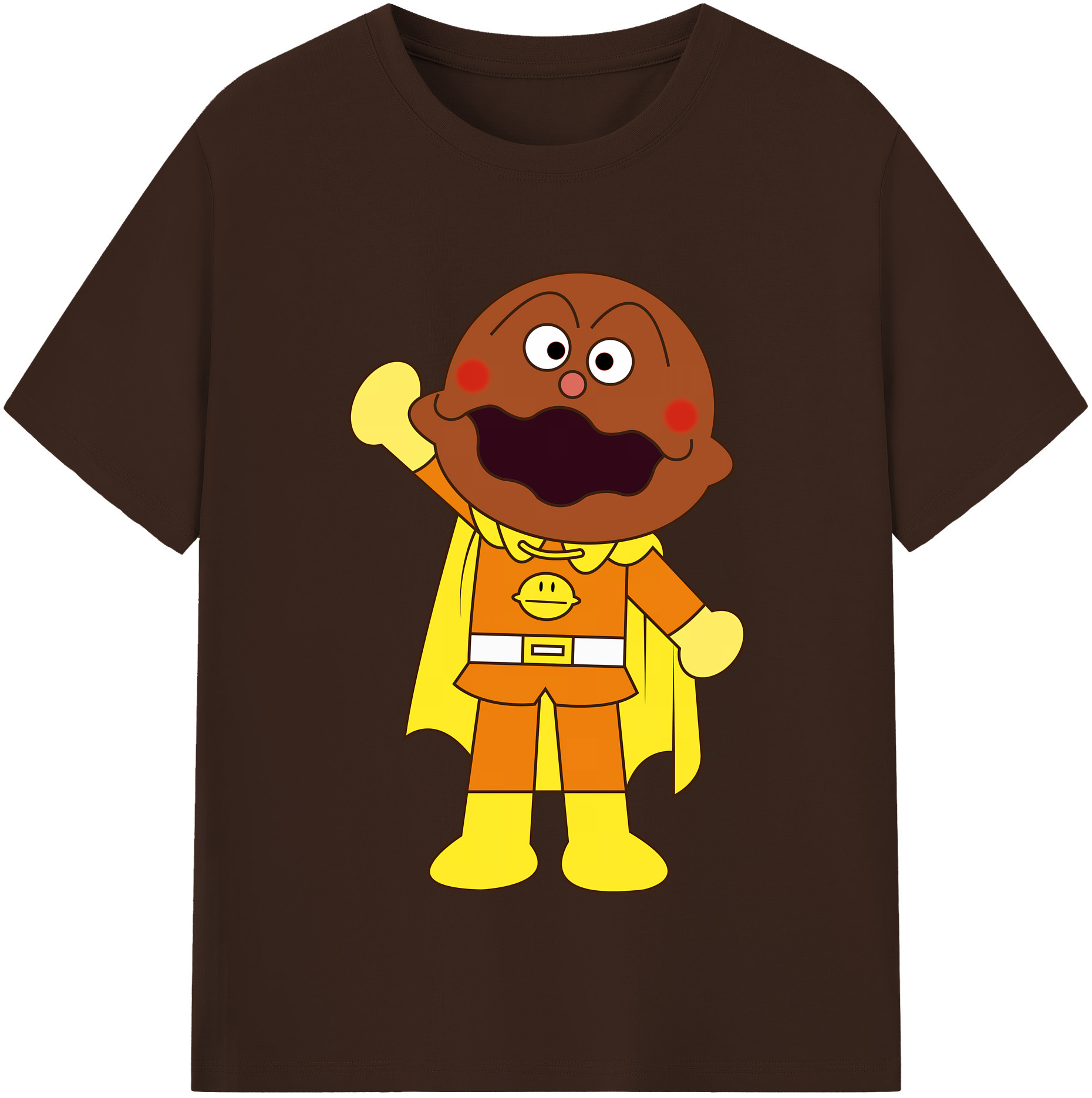 （画像用） アンパンマン Anpanman 綿100％半袖Tシャツ（フロントプリント）