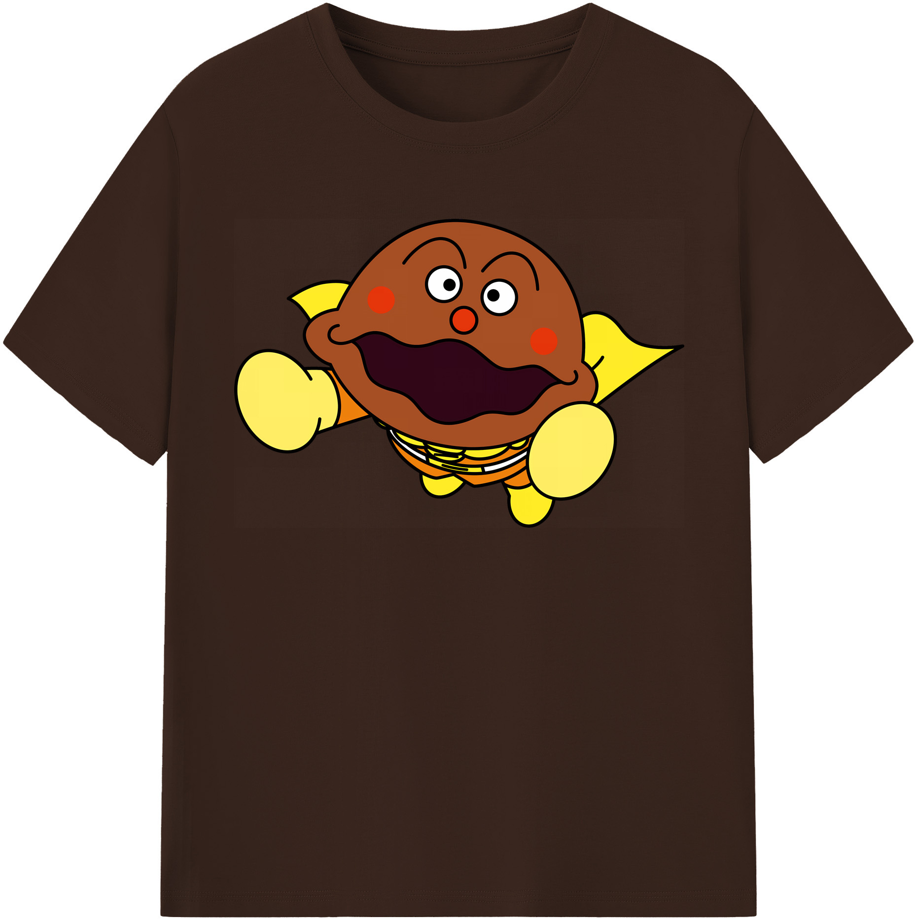 （画像用） アンパンマン Anpanman 綿100％半袖Tシャツ（フロントプリント）