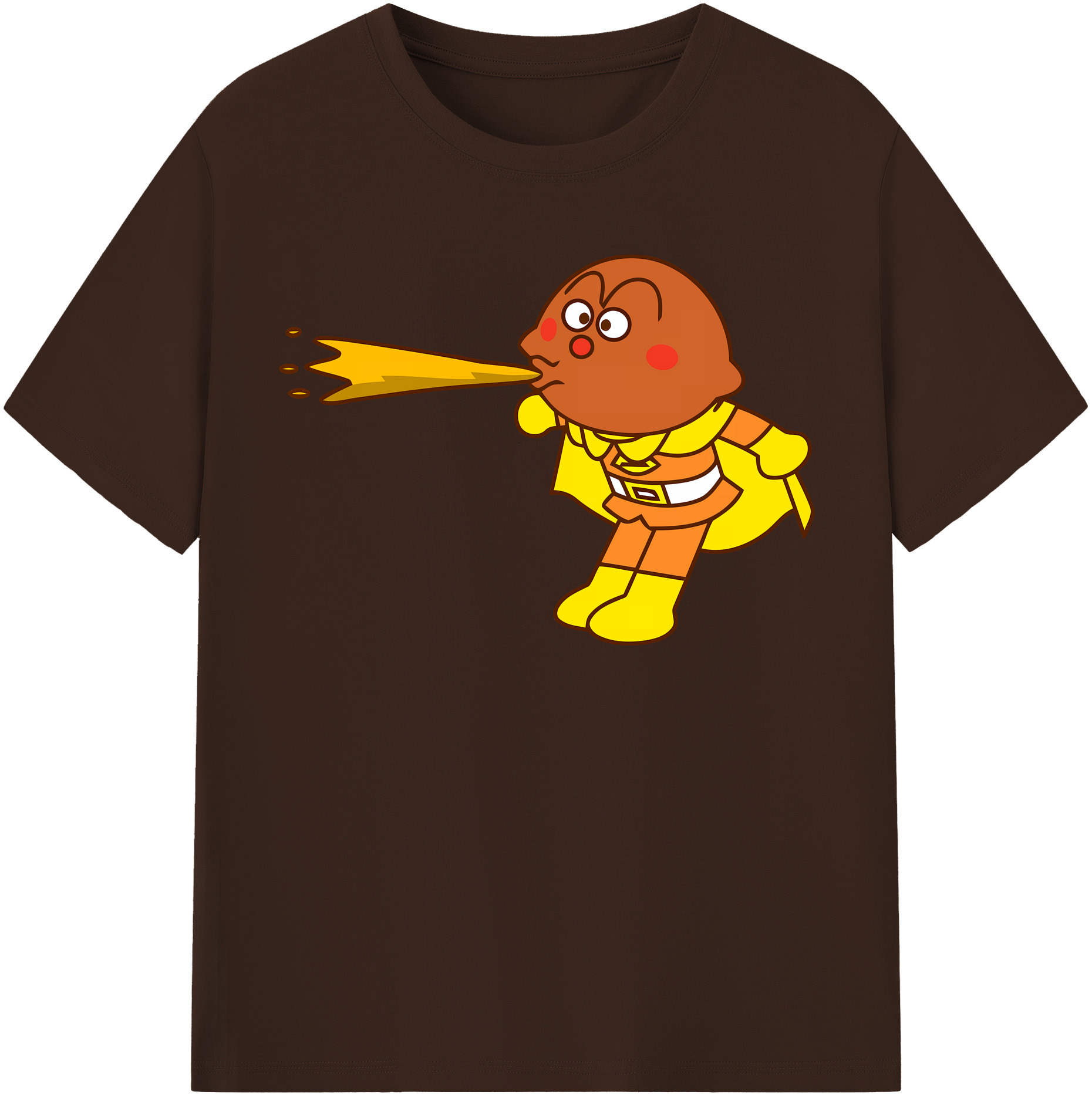（画像用） アンパンマン Anpanman 綿100％半袖Tシャツ（フロントプリント）