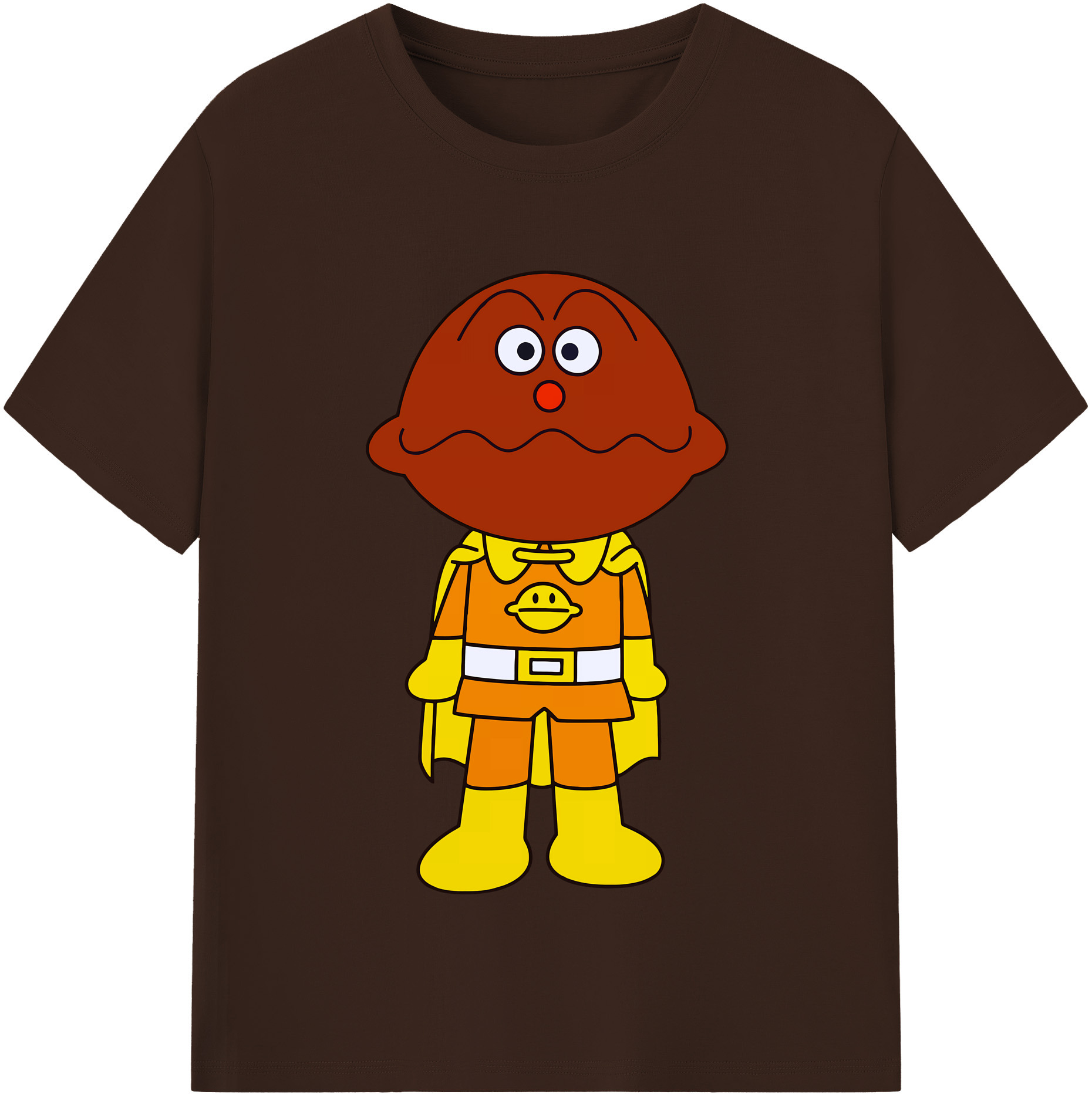 （画像用） アンパンマン Anpanman 綿100％半袖Tシャツ（フロントプリント）