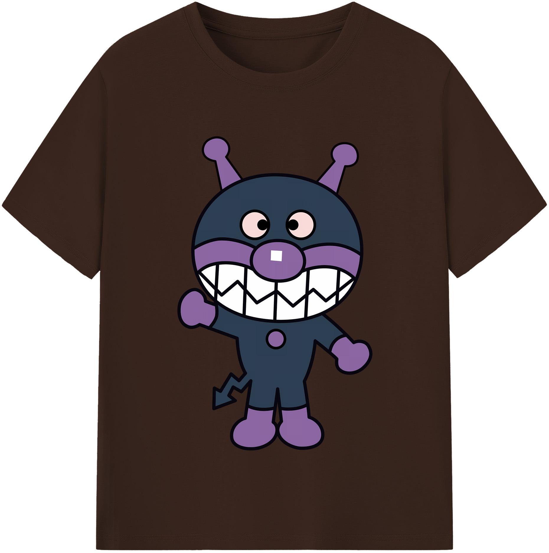 （画像用） アンパンマン Anpanman 綿100％半袖Tシャツ（フロントプリント）