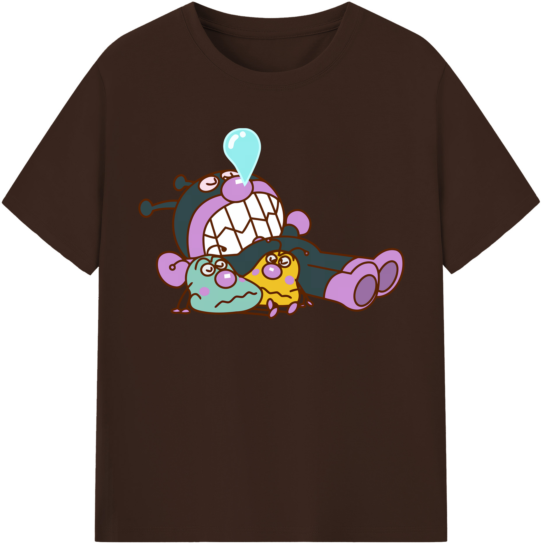 （画像用） アンパンマン Anpanman 綿100％半袖Tシャツ（フロントプリント）