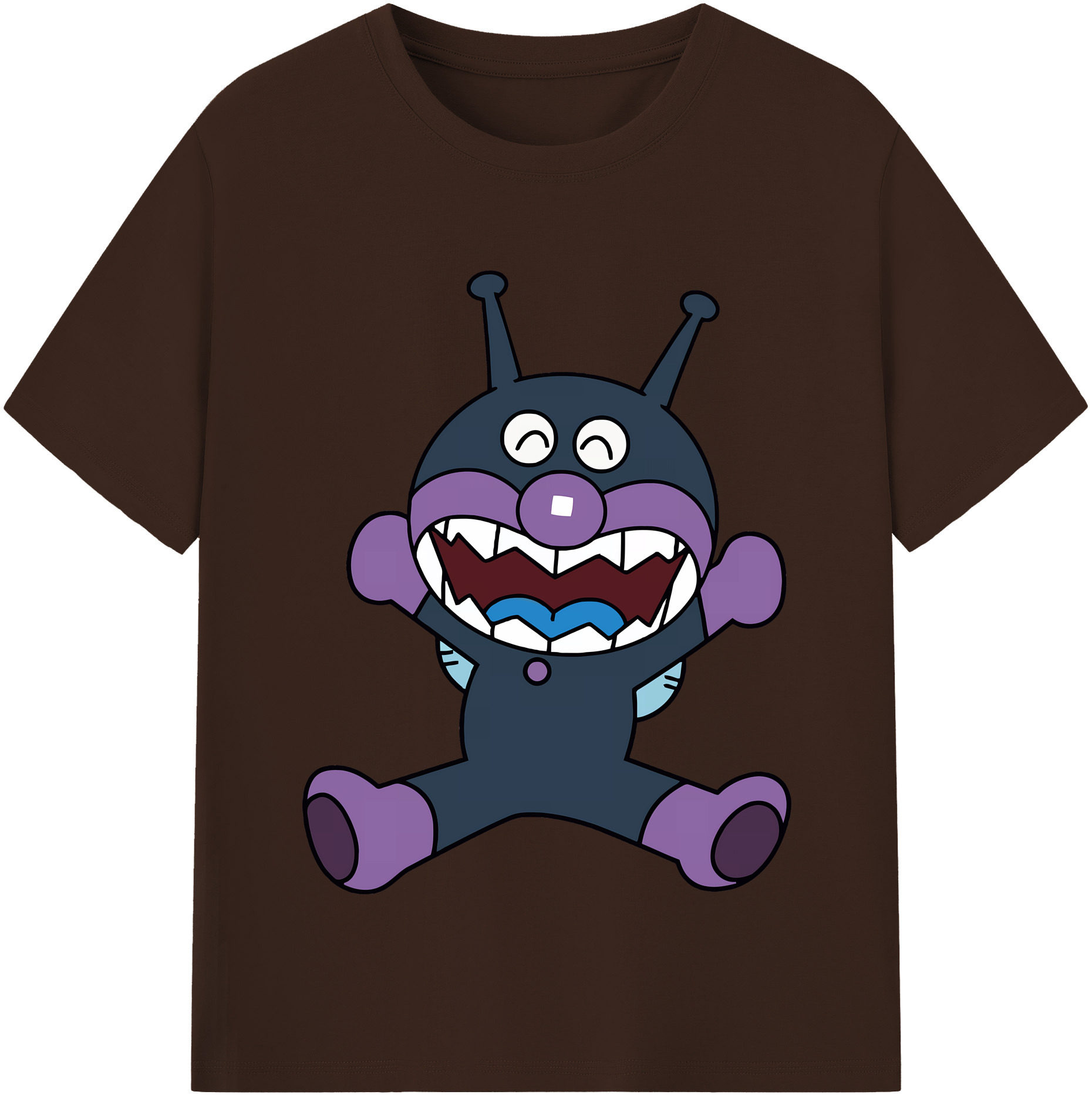 （画像用） アンパンマン Anpanman 綿100％半袖Tシャツ（フロントプリント）