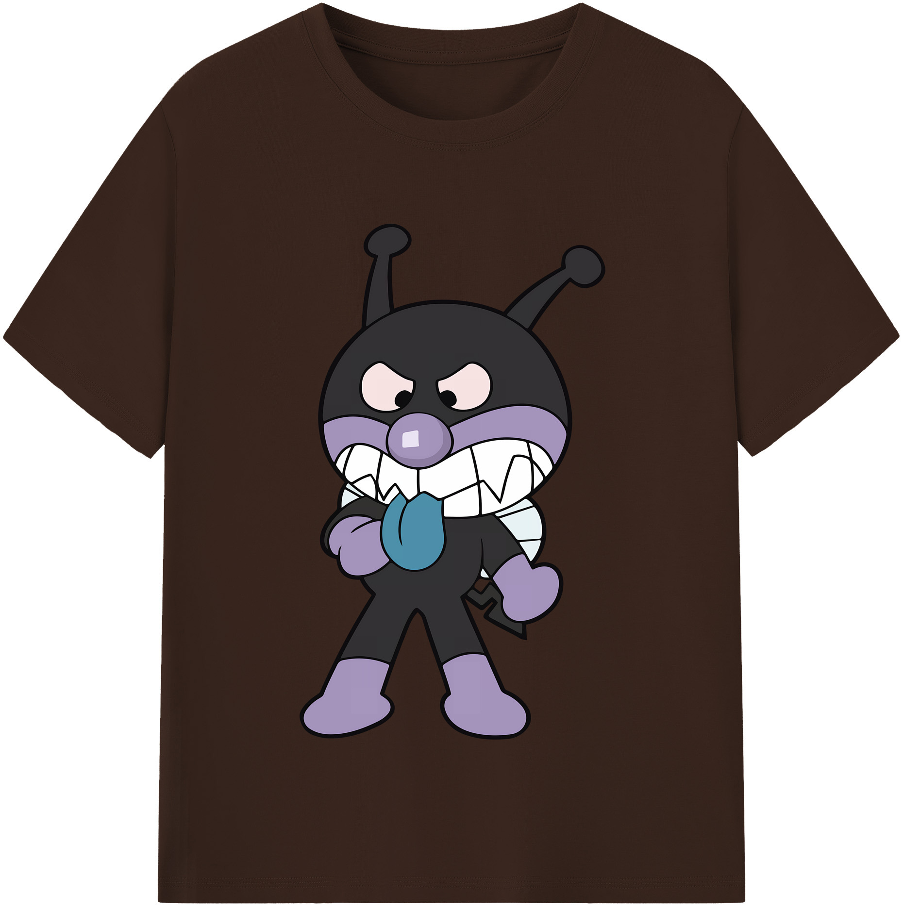 （画像用） アンパンマン Anpanman 綿100％半袖Tシャツ（フロントプリント）