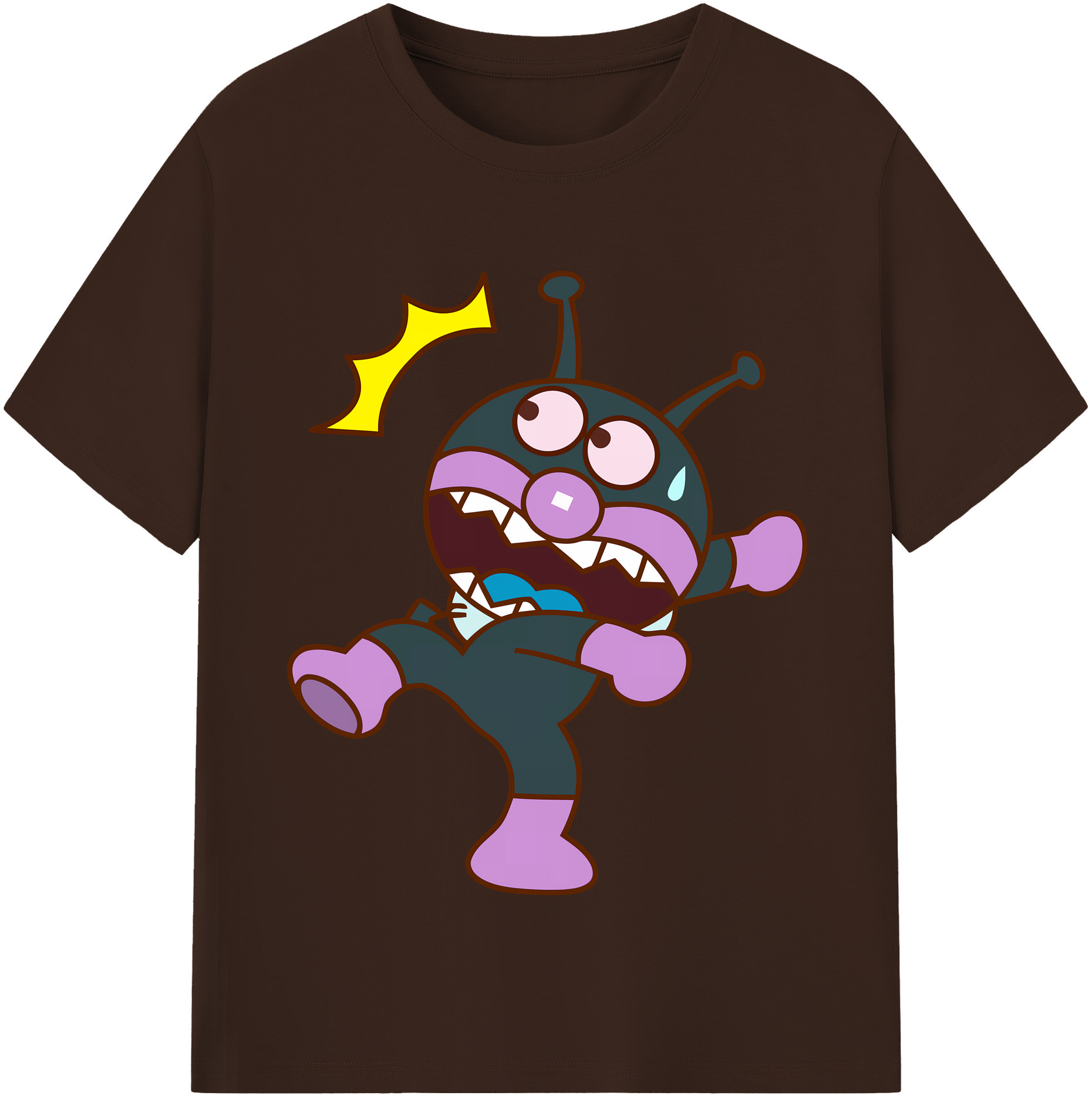 （画像用） アンパンマン Anpanman 綿100％半袖Tシャツ（フロントプリント）