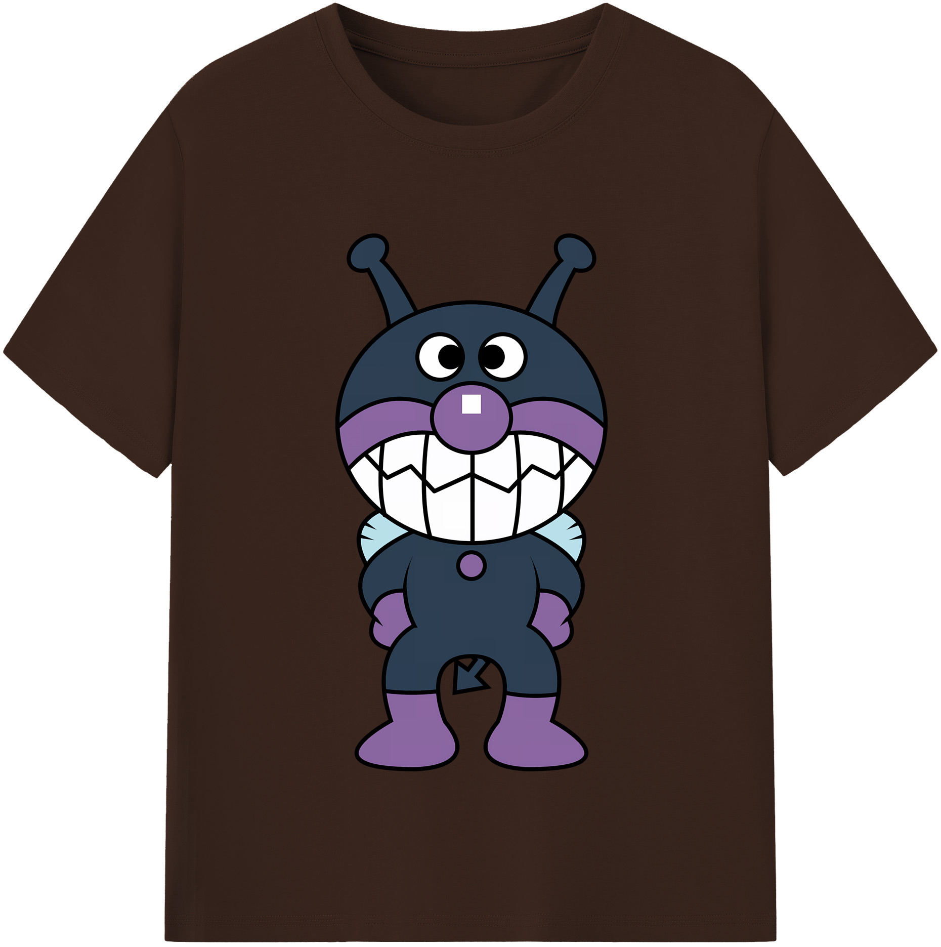 （画像用） アンパンマン Anpanman 綿100％半袖Tシャツ（フロントプリント）