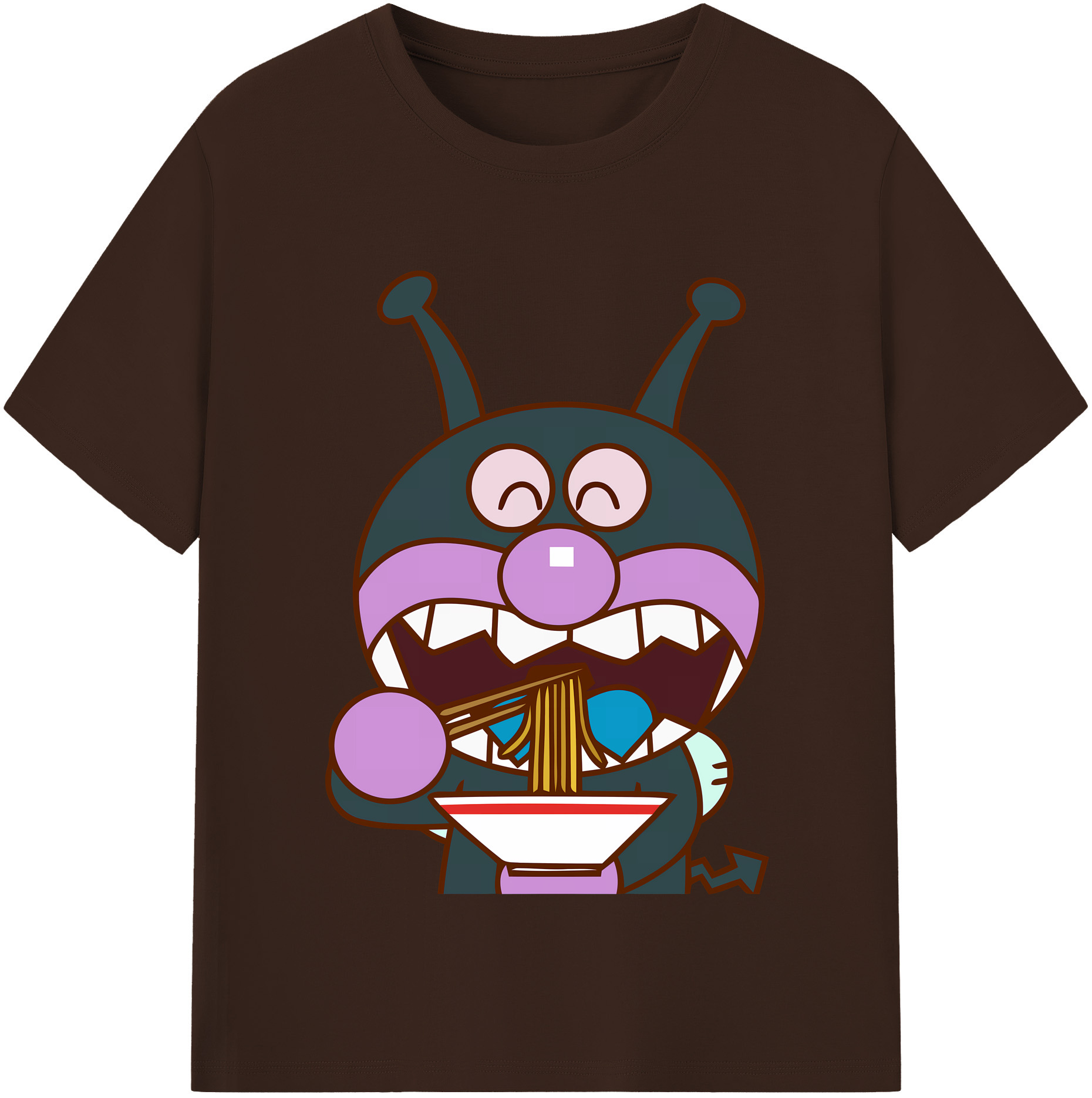 （画像用） アンパンマン Anpanman 綿100％半袖Tシャツ（フロントプリント）