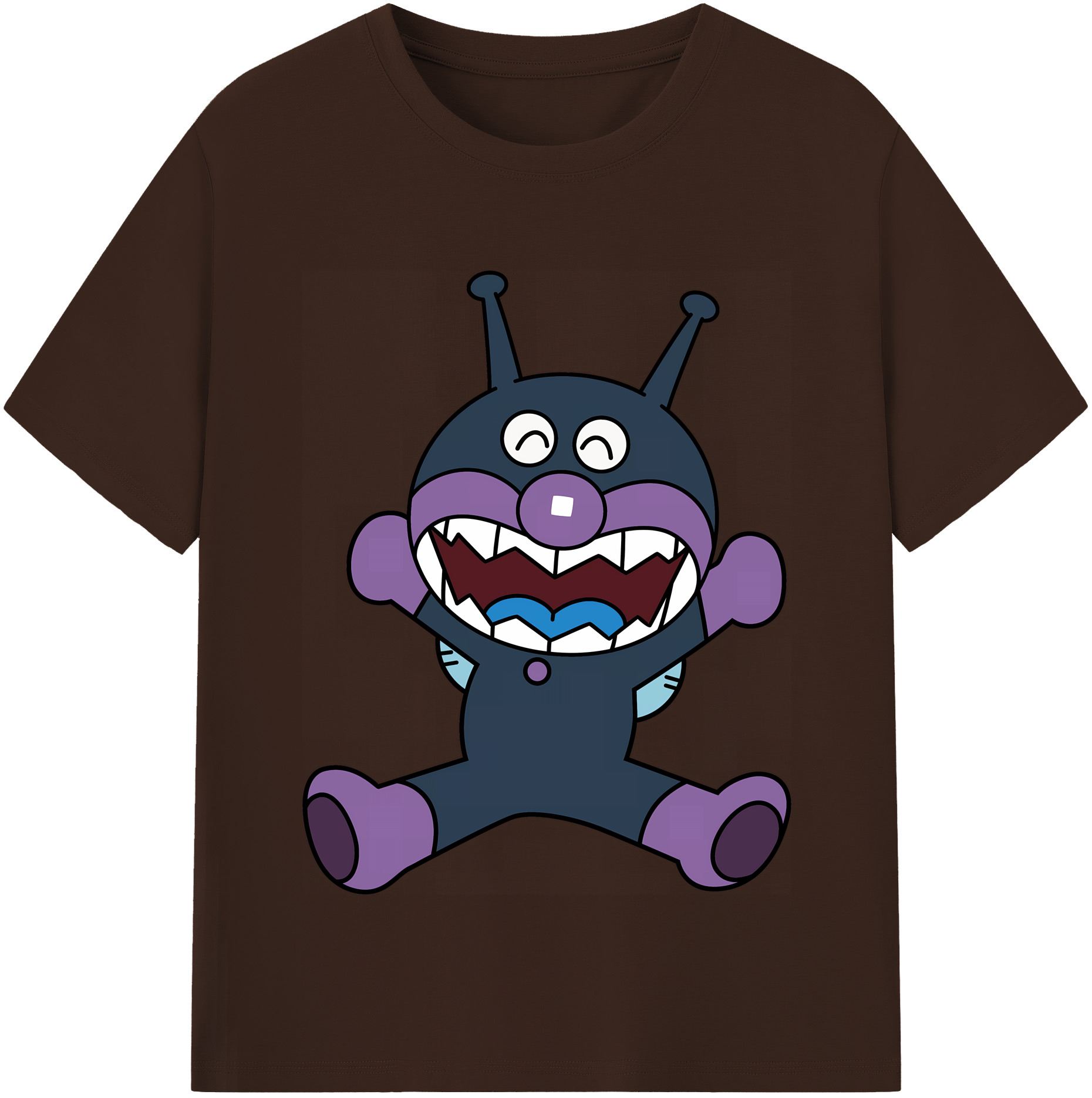 （画像用） アンパンマン Anpanman 綿100％半袖Tシャツ（フロントプリント）