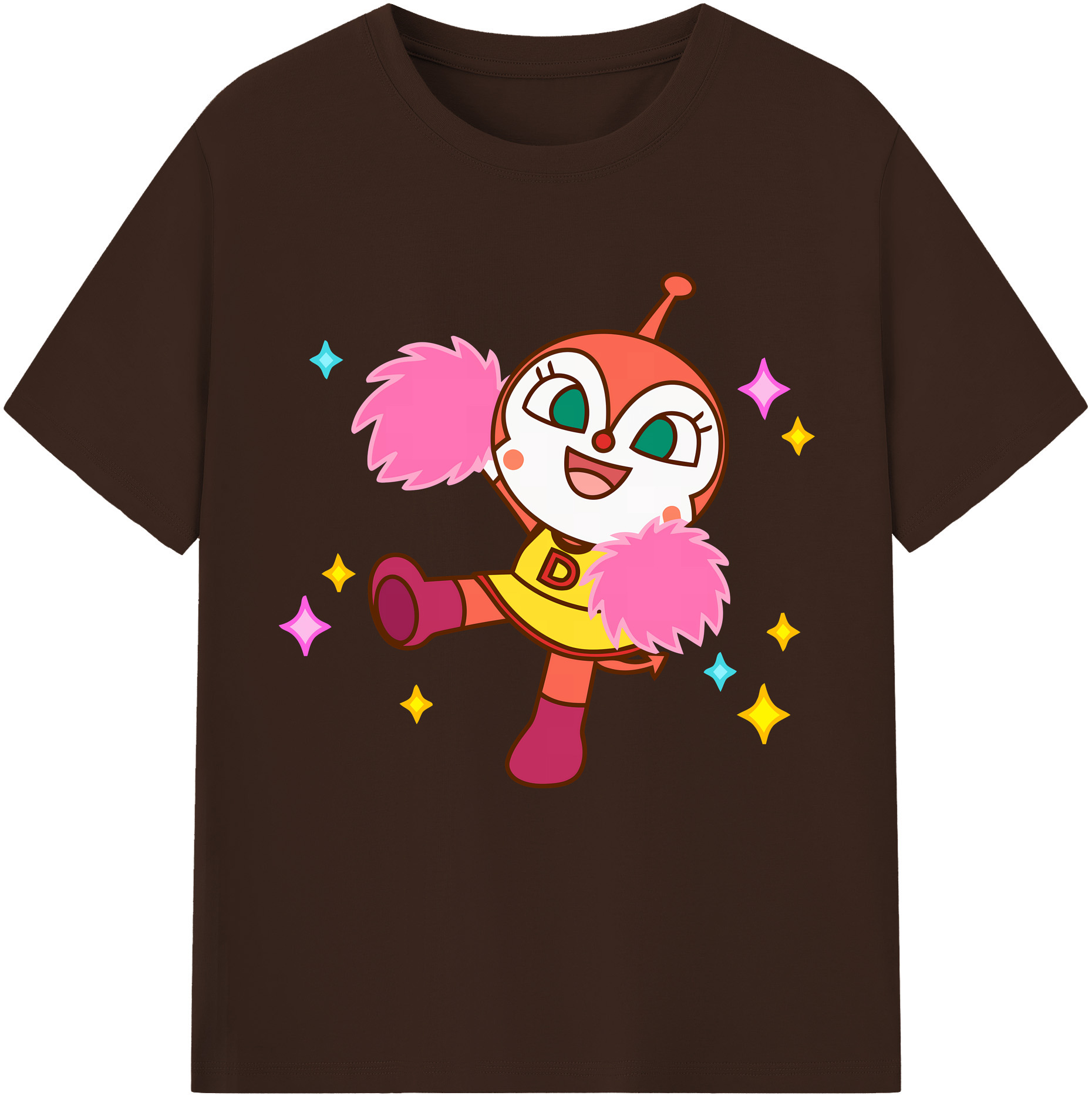 （画像用） アンパンマン Anpanman 綿100％半袖Tシャツ（フロントプリント）
