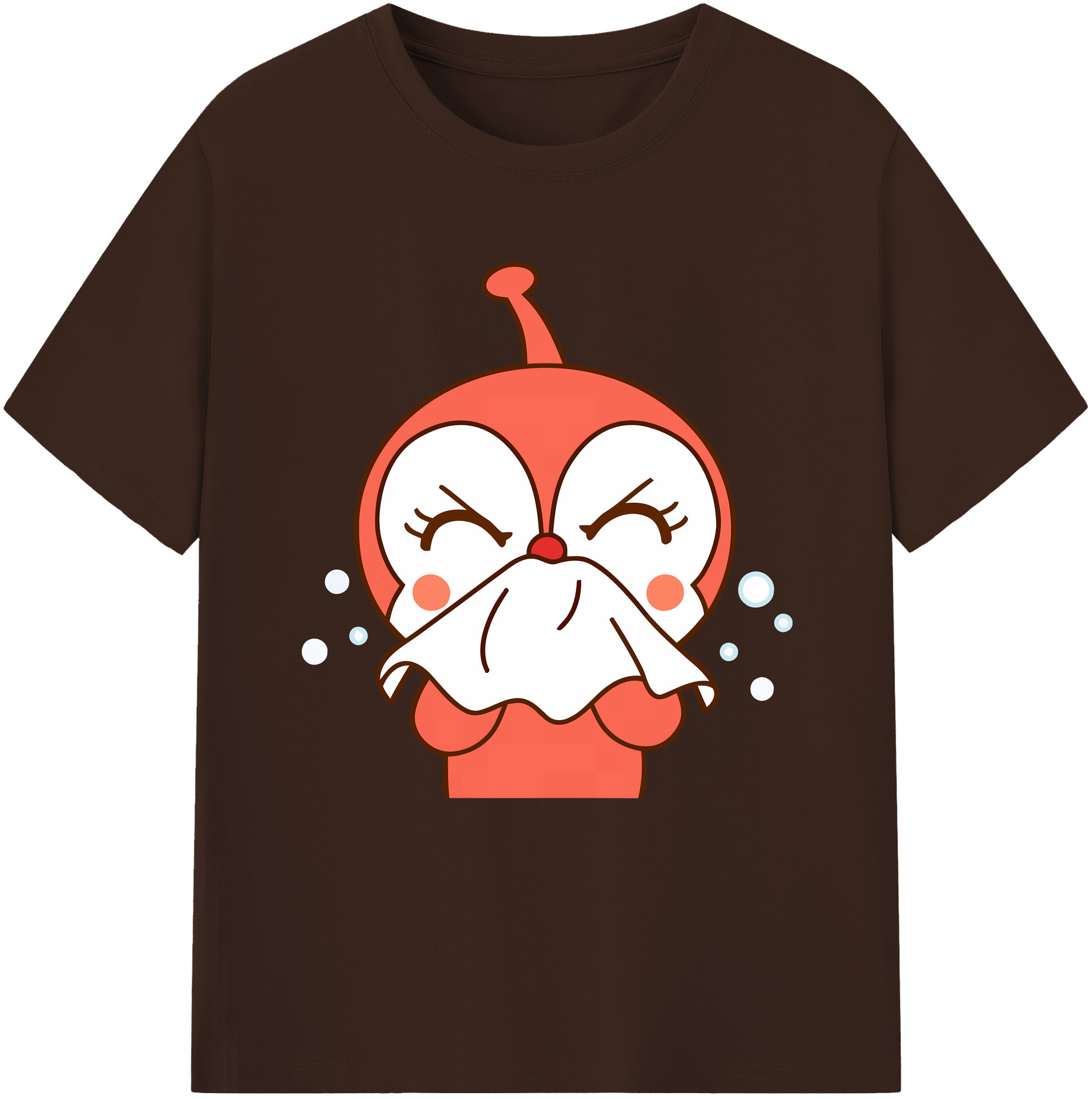 （画像用） アンパンマン Anpanman 綿100％半袖Tシャツ（フロントプリント）