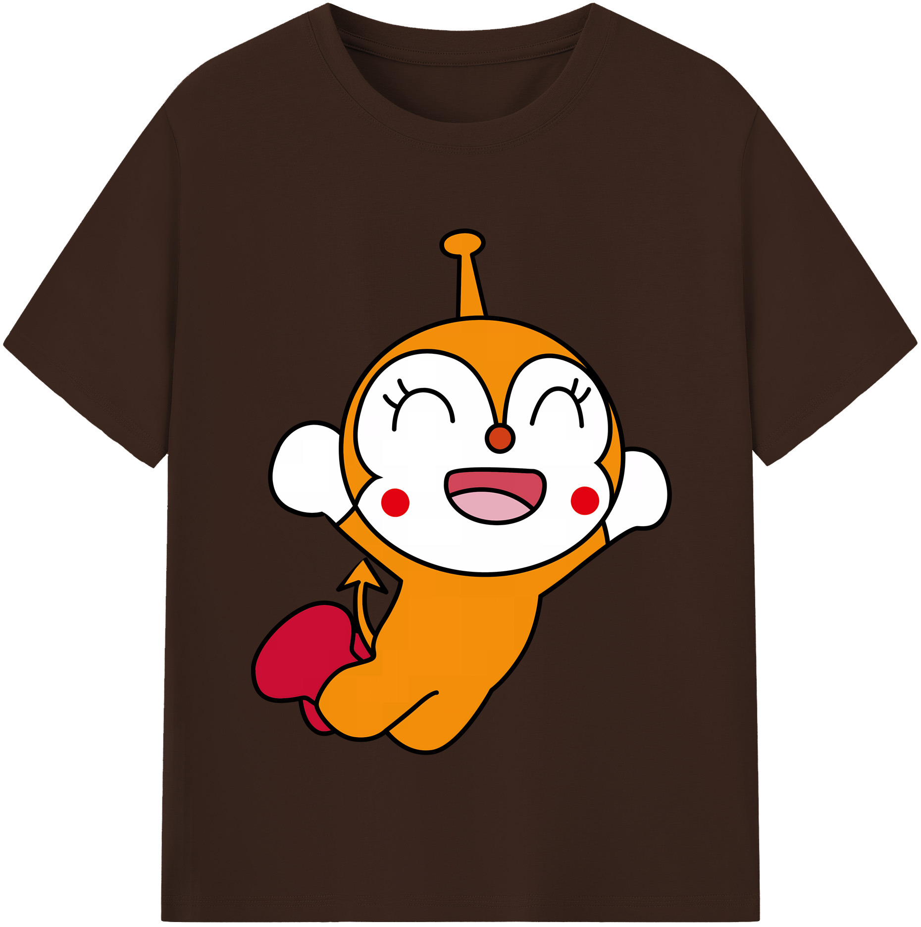 （画像用） アンパンマン Anpanman 綿100％半袖Tシャツ（フロントプリント）