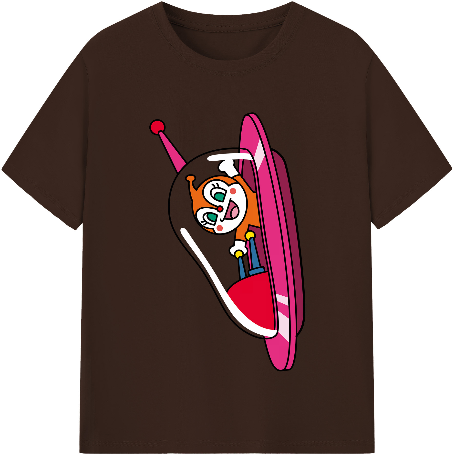 （画像用） アンパンマン Anpanman 綿100％半袖Tシャツ（フロントプリント）