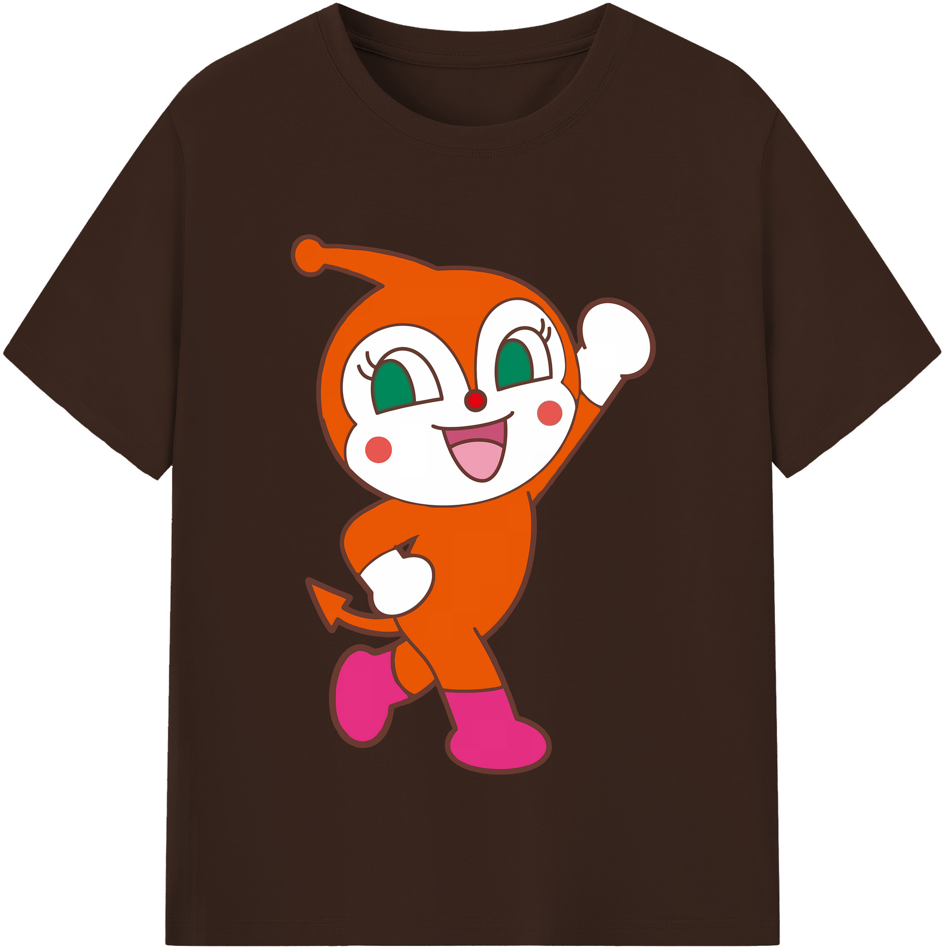 （画像用） アンパンマン Anpanman 綿100％半袖Tシャツ（フロントプリント）