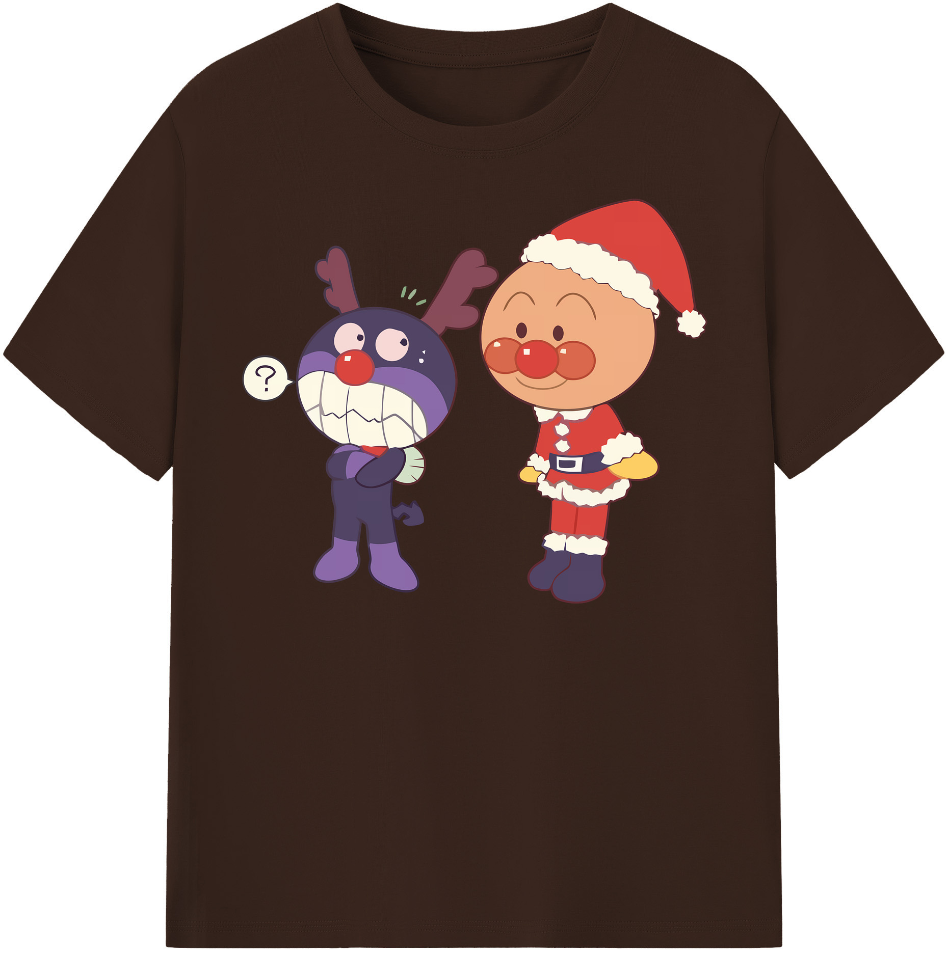 （画像用） アンパンマン Anpanman 綿100％半袖Tシャツ（フロントプリント）